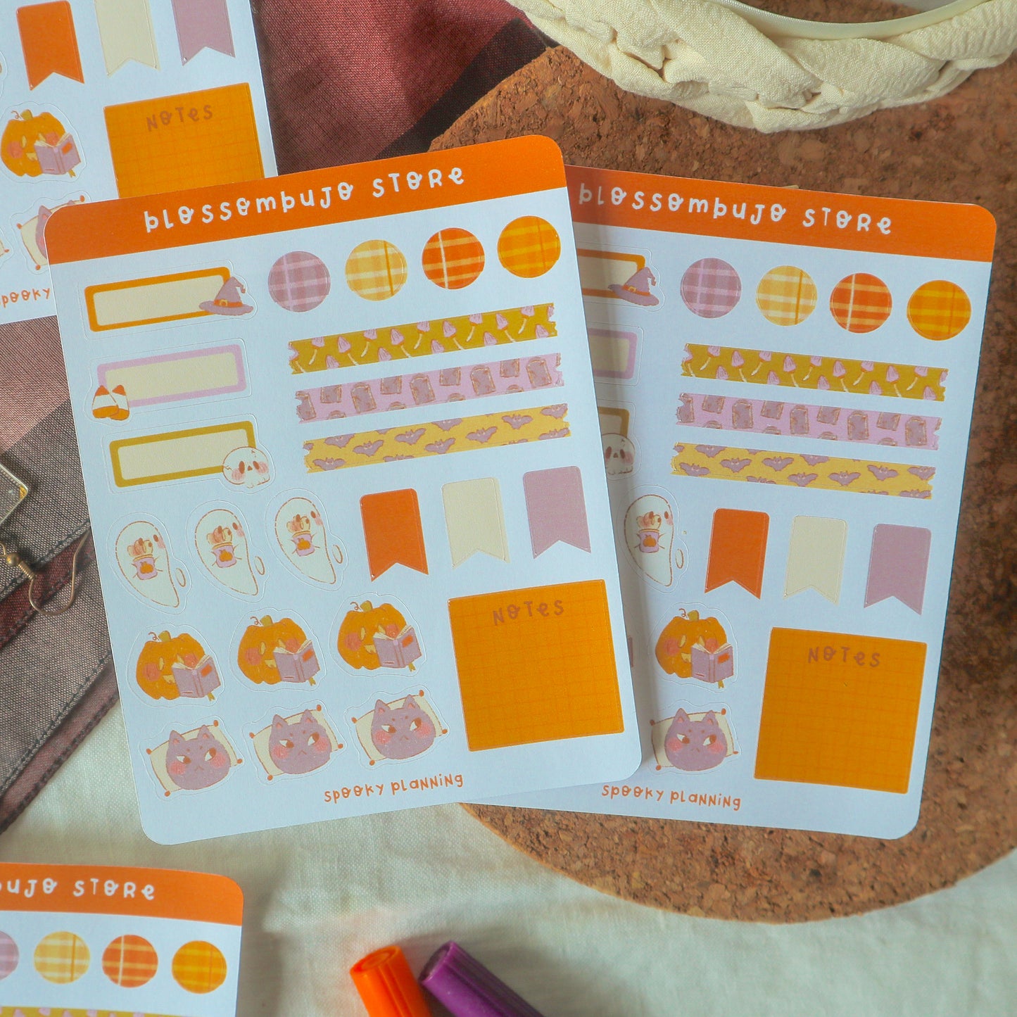 Stickersheet - Spooky Planning