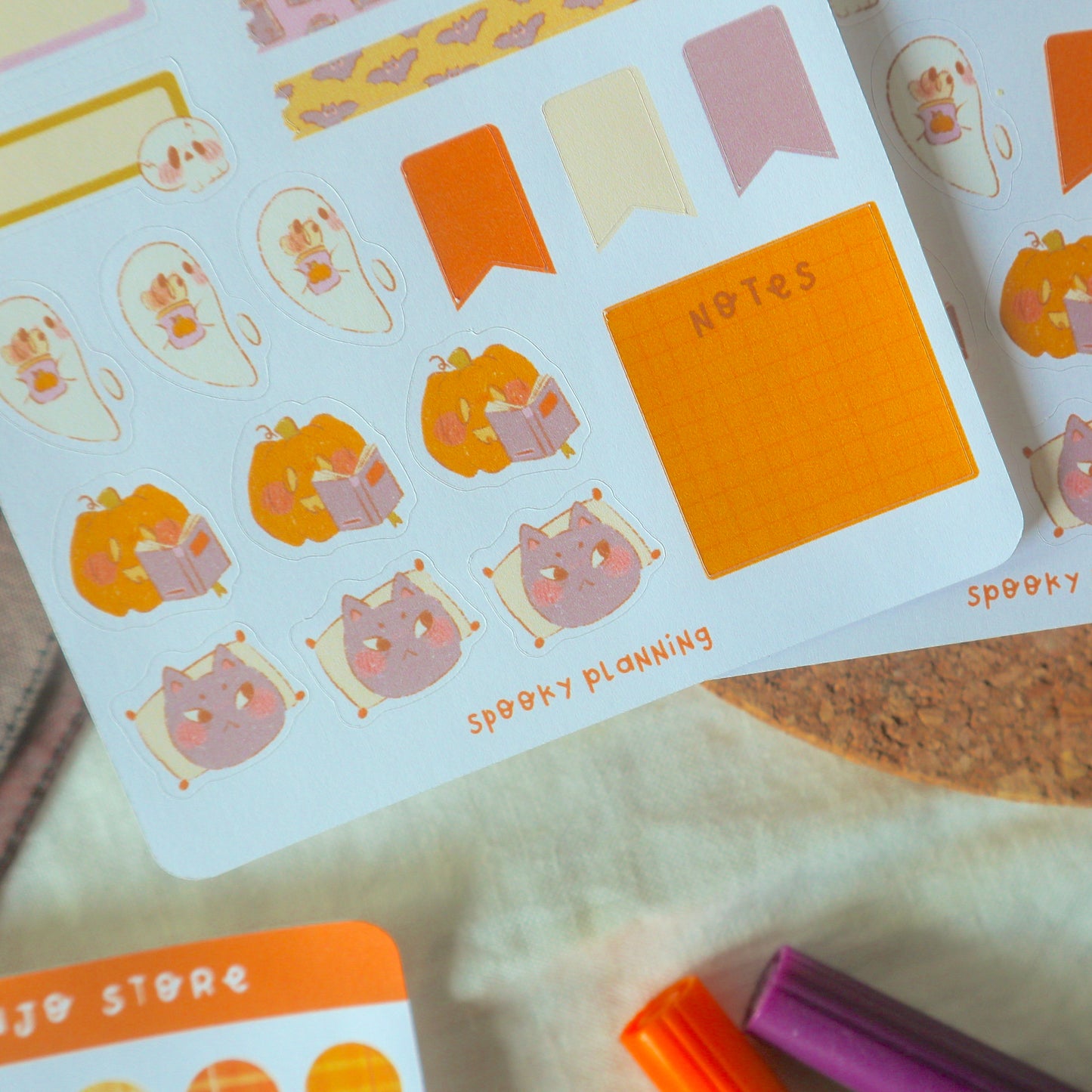 Stickersheet - Spooky Planning