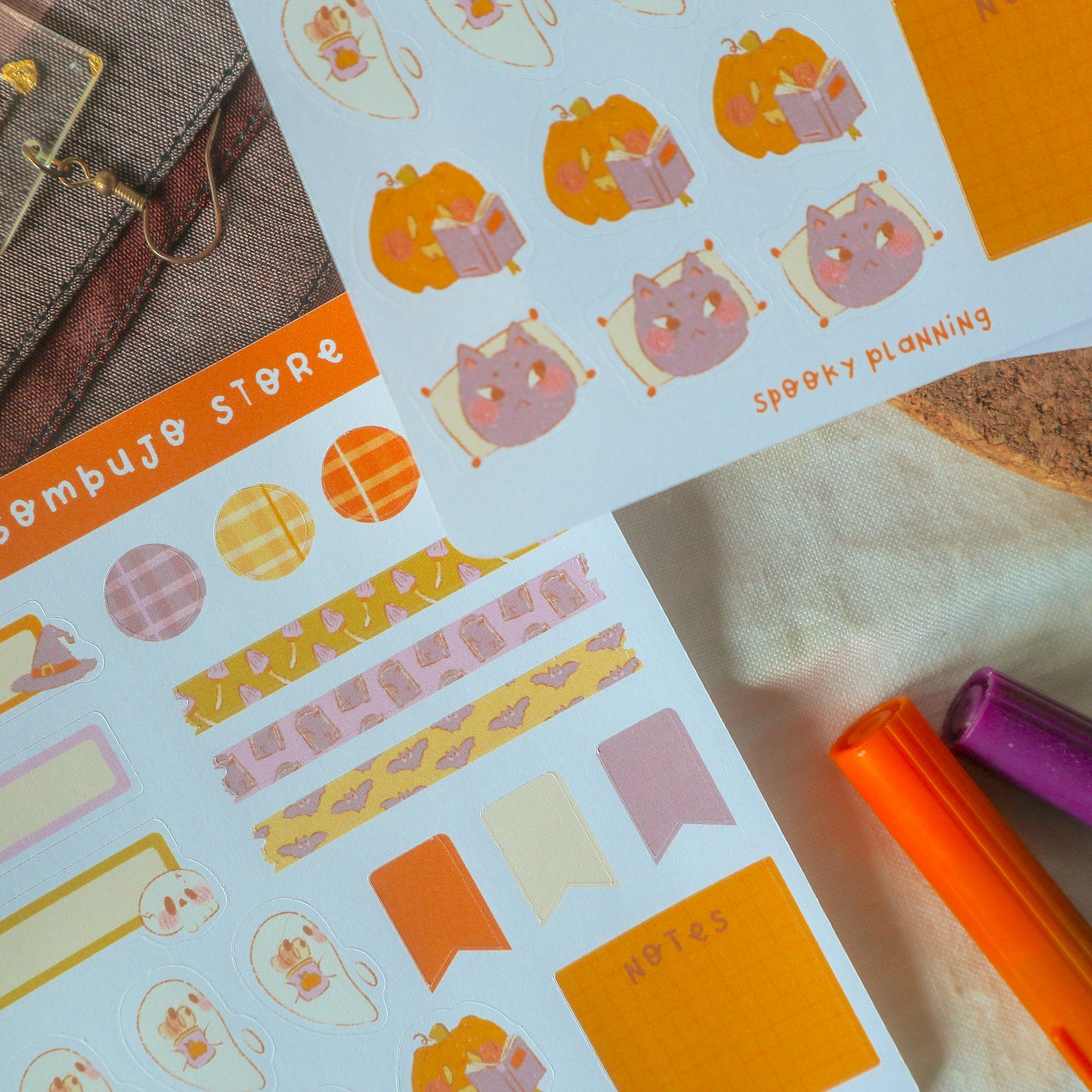 Stickersheet - Spooky Planning