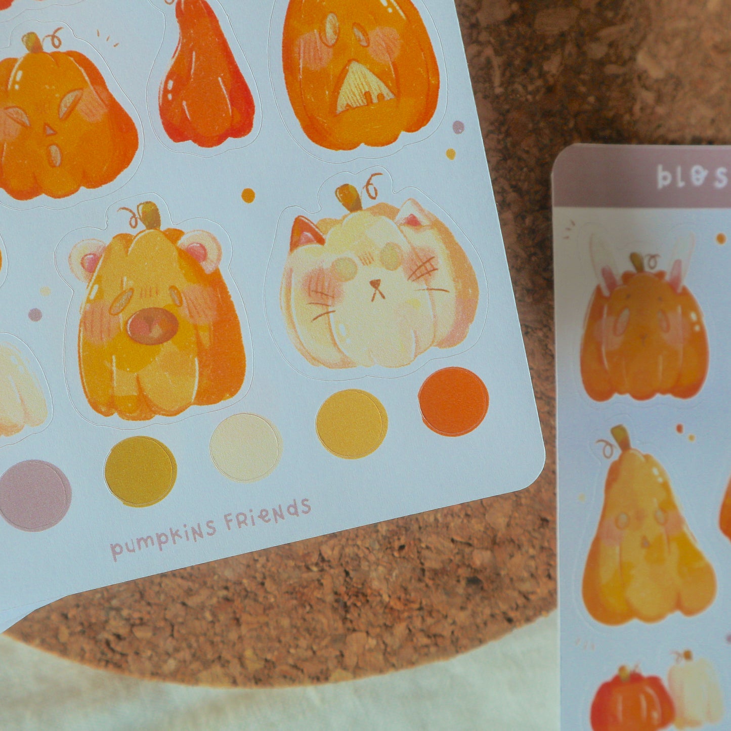 Stickersheet - Pumpkin Friends