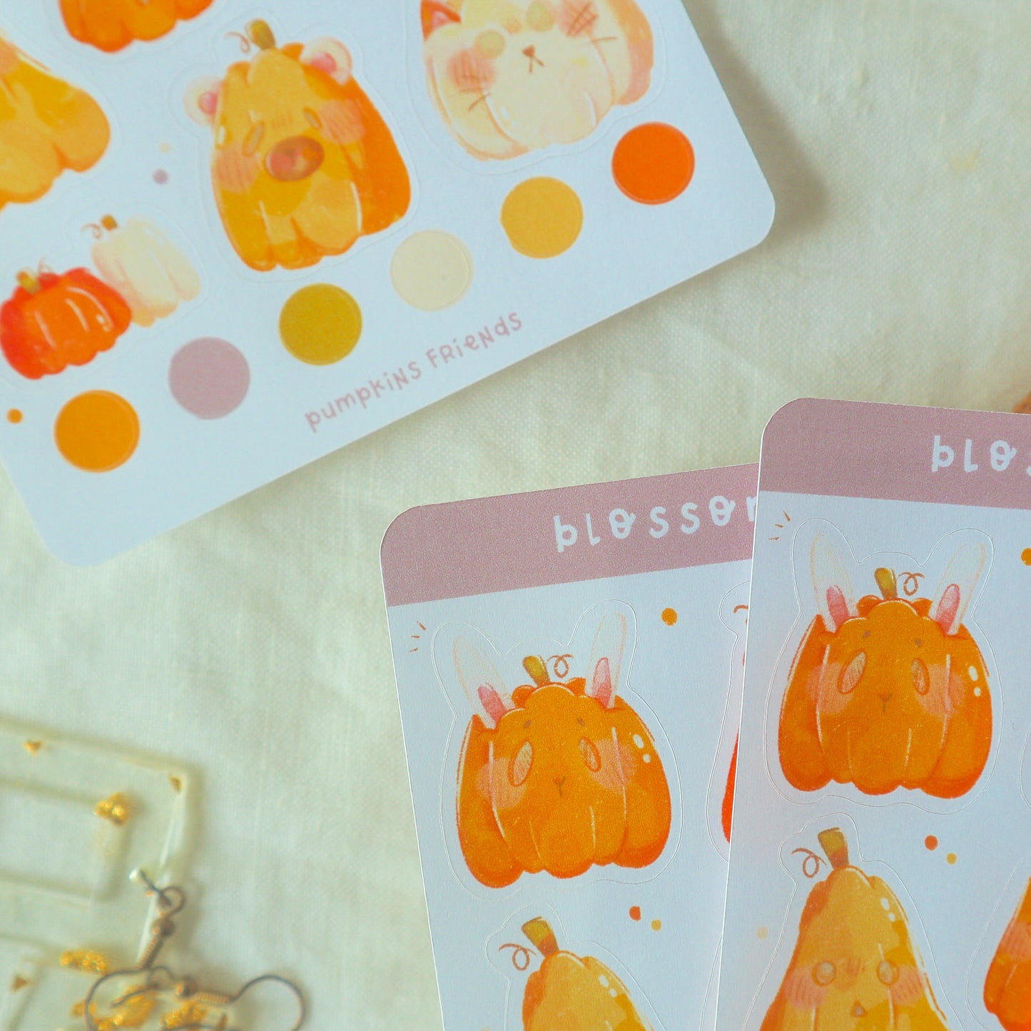 Stickersheet - Pumpkin Friends