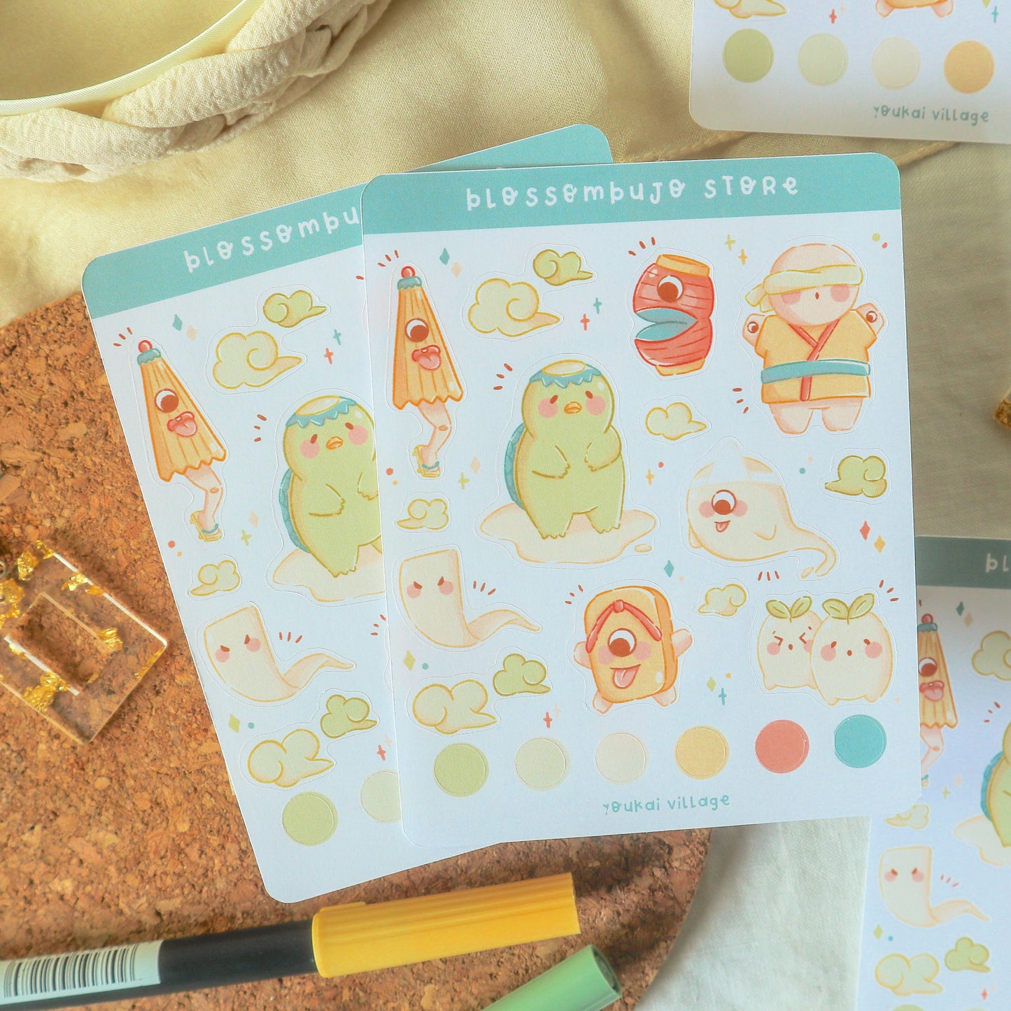 Stickersheet - Youkai Village