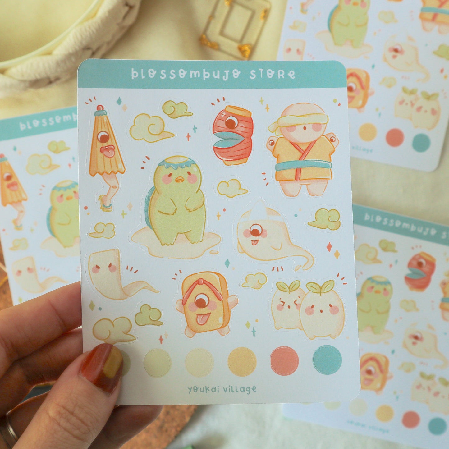 Stickersheet - Youkai Village