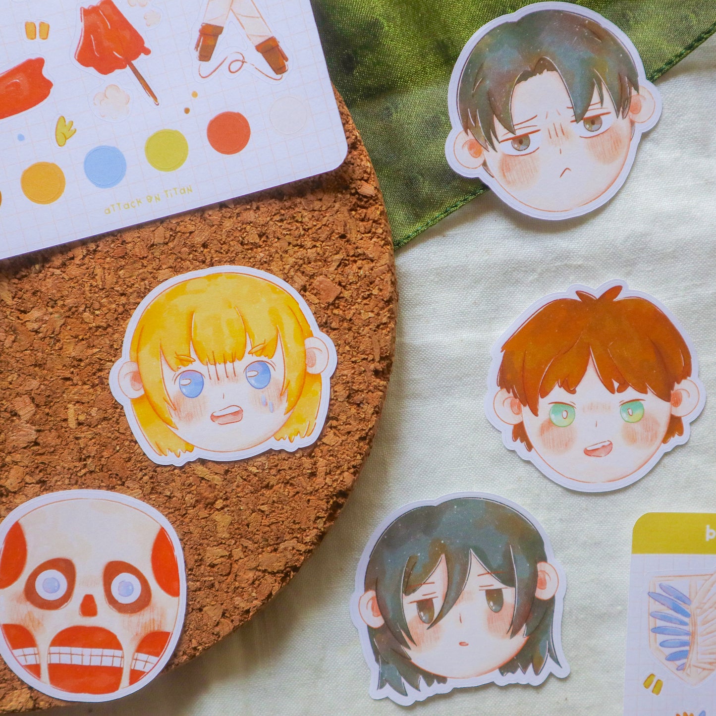 Stickers Bundle - Attack On Titan