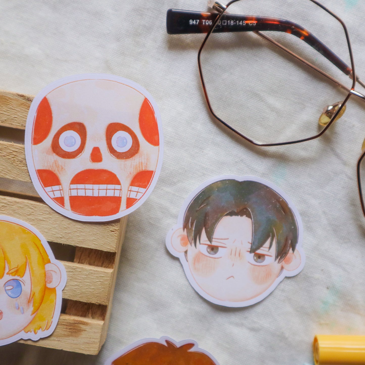 Sticker Set - Attack On Titan