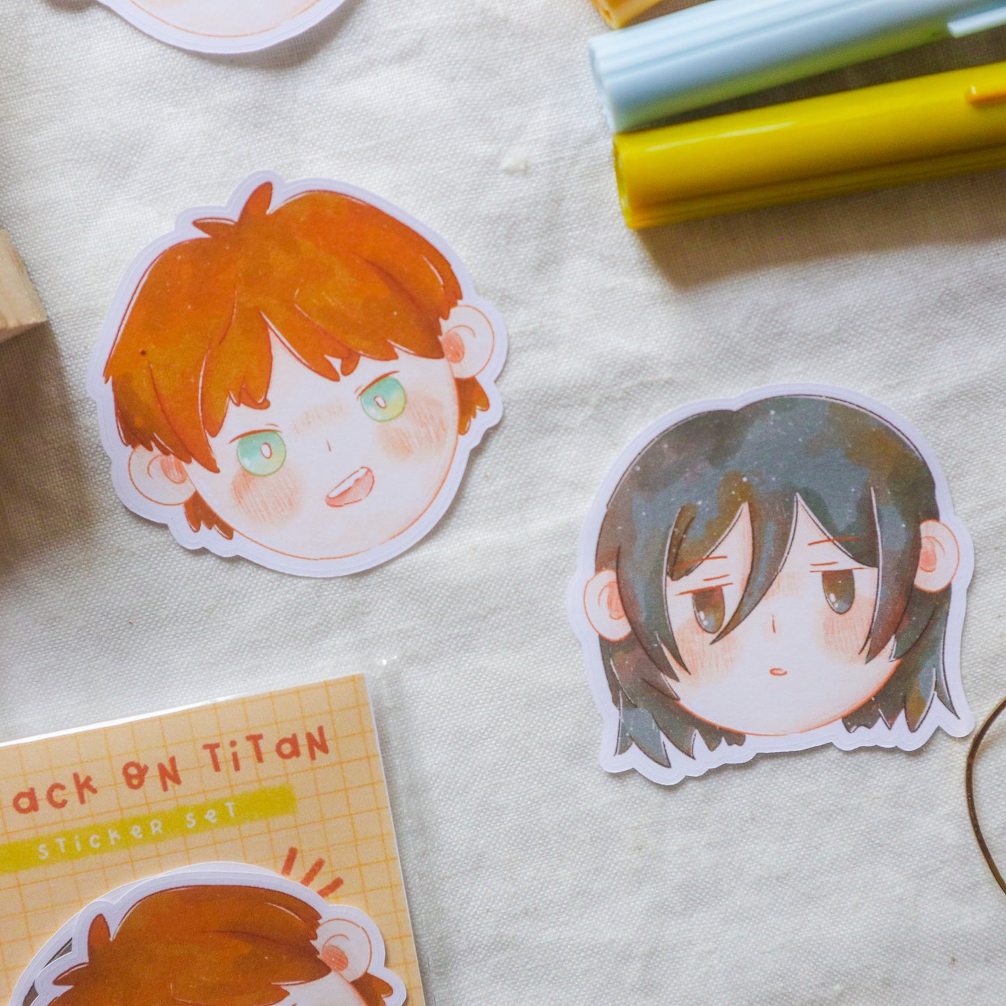 Sticker Set - Attack On Titan