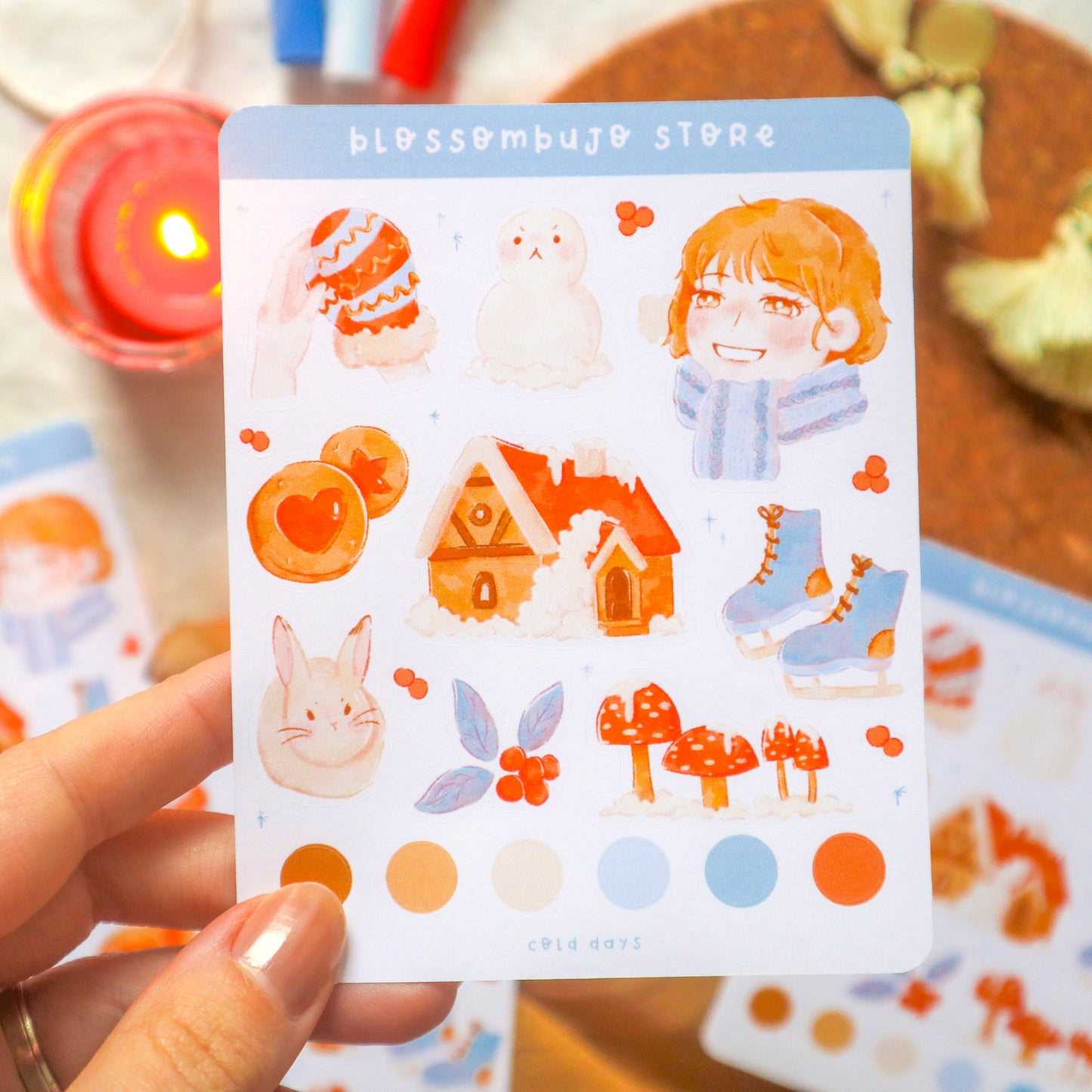Stickersheet - Cold Days