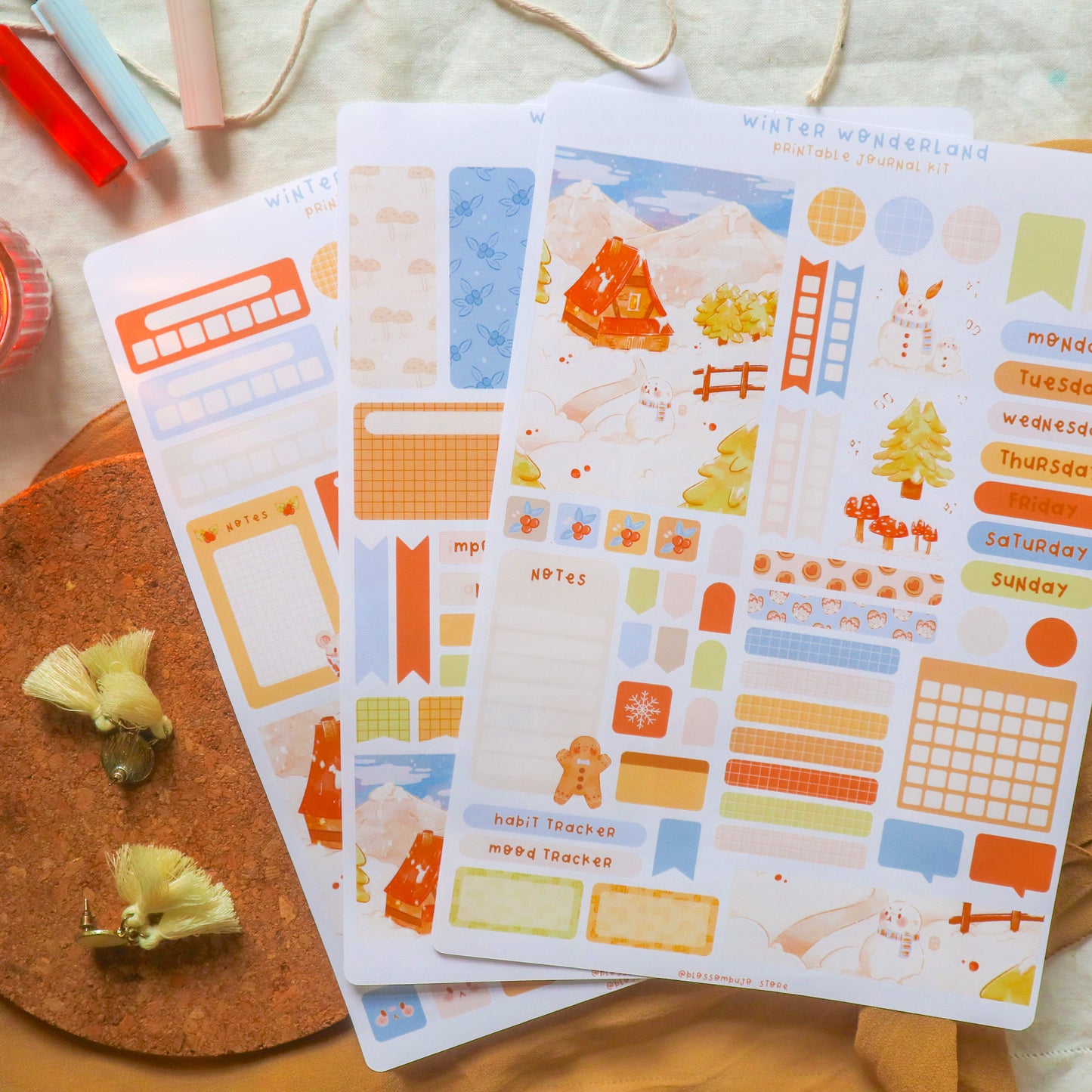 Printables - Winter Wonderland Journal Kit