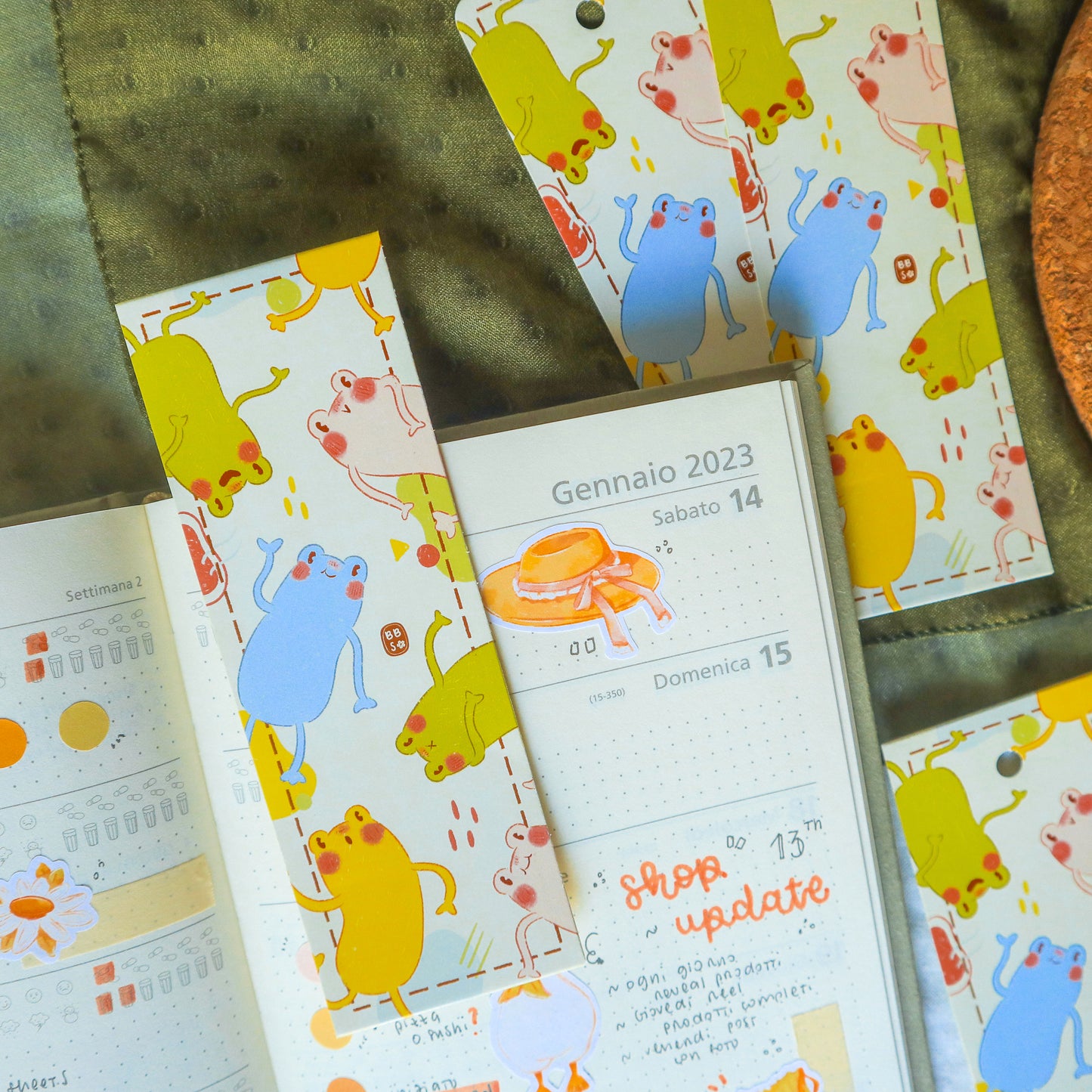 Bookmark - Party Froggos