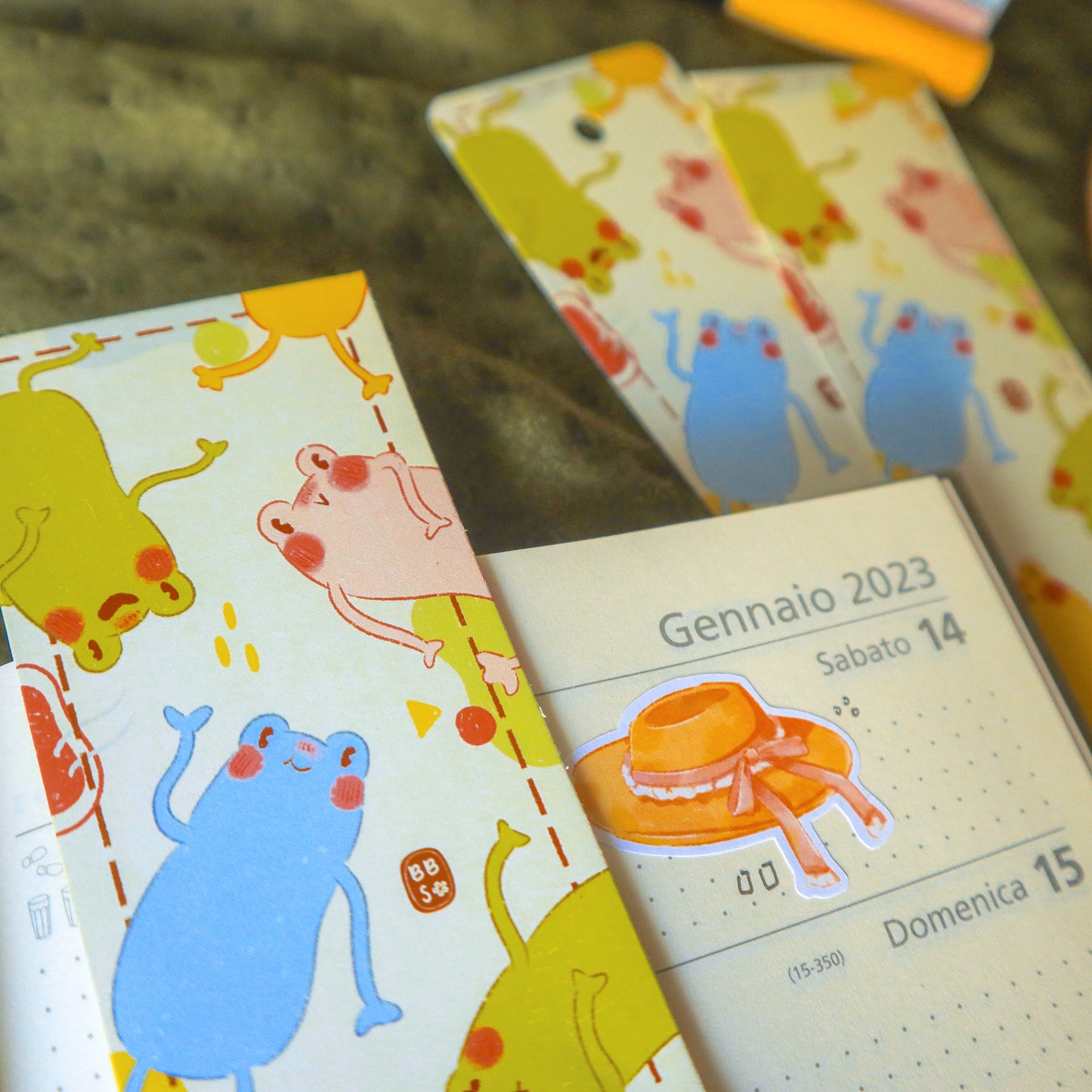 Bookmark - Party Froggos