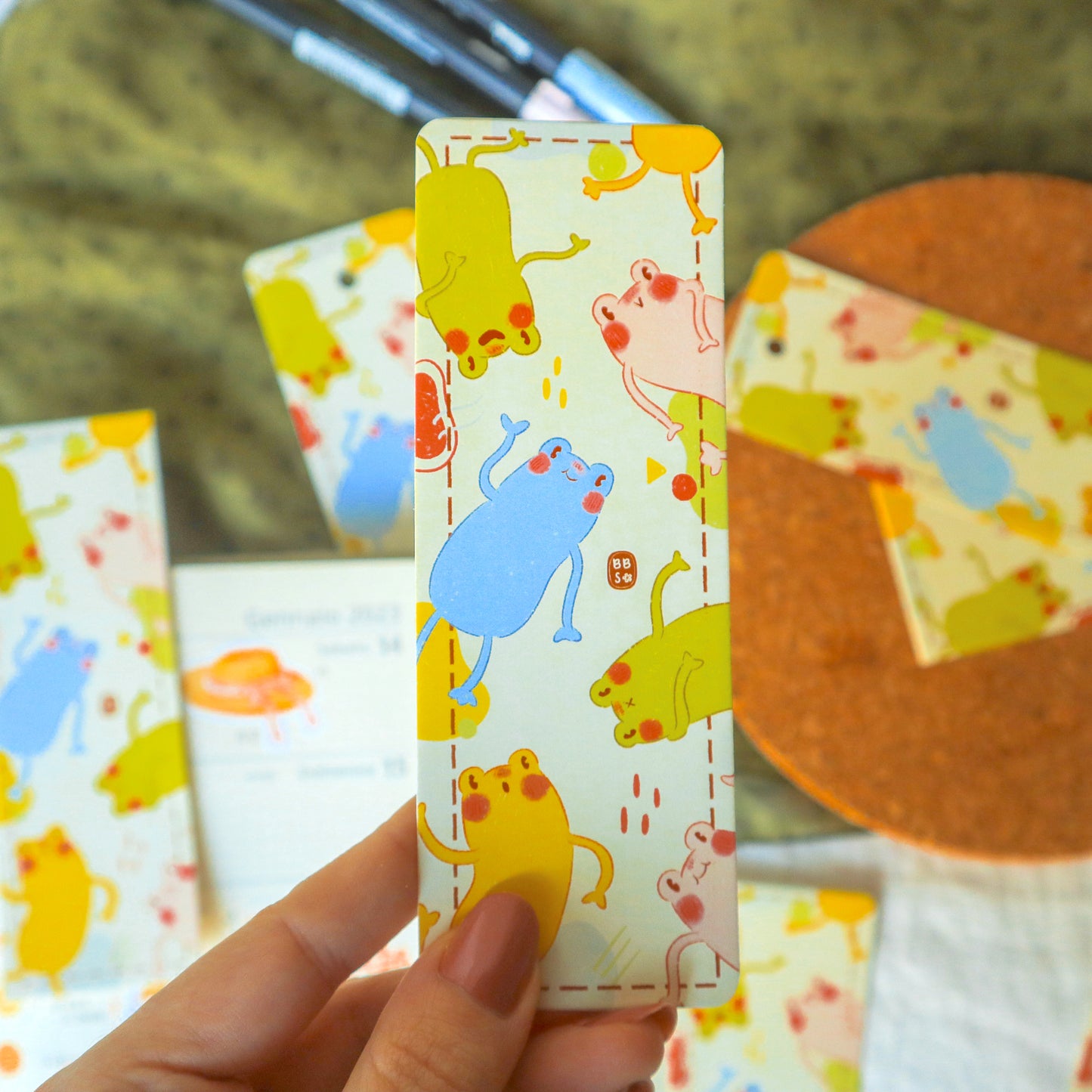 Bookmark - Party Froggos