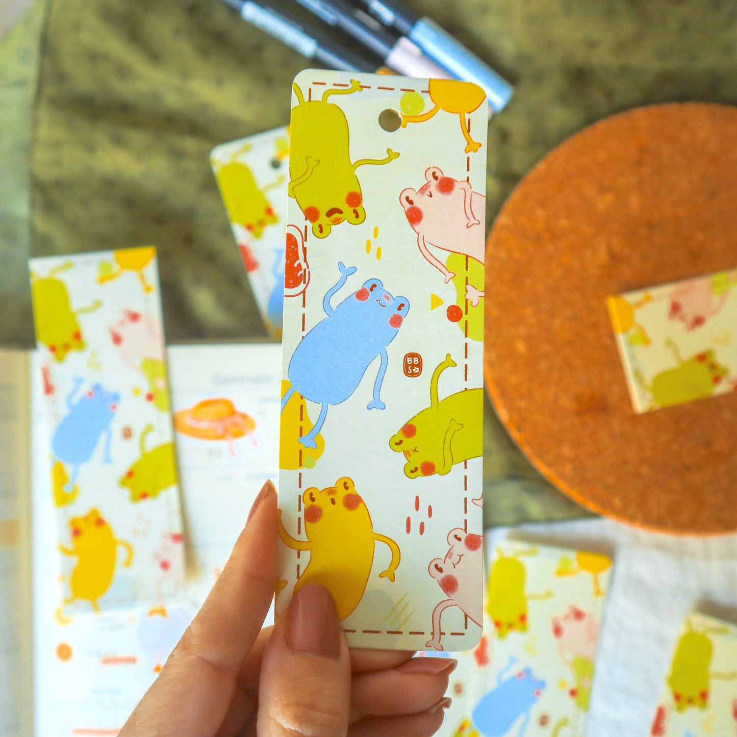 Bookmark - Party Froggos