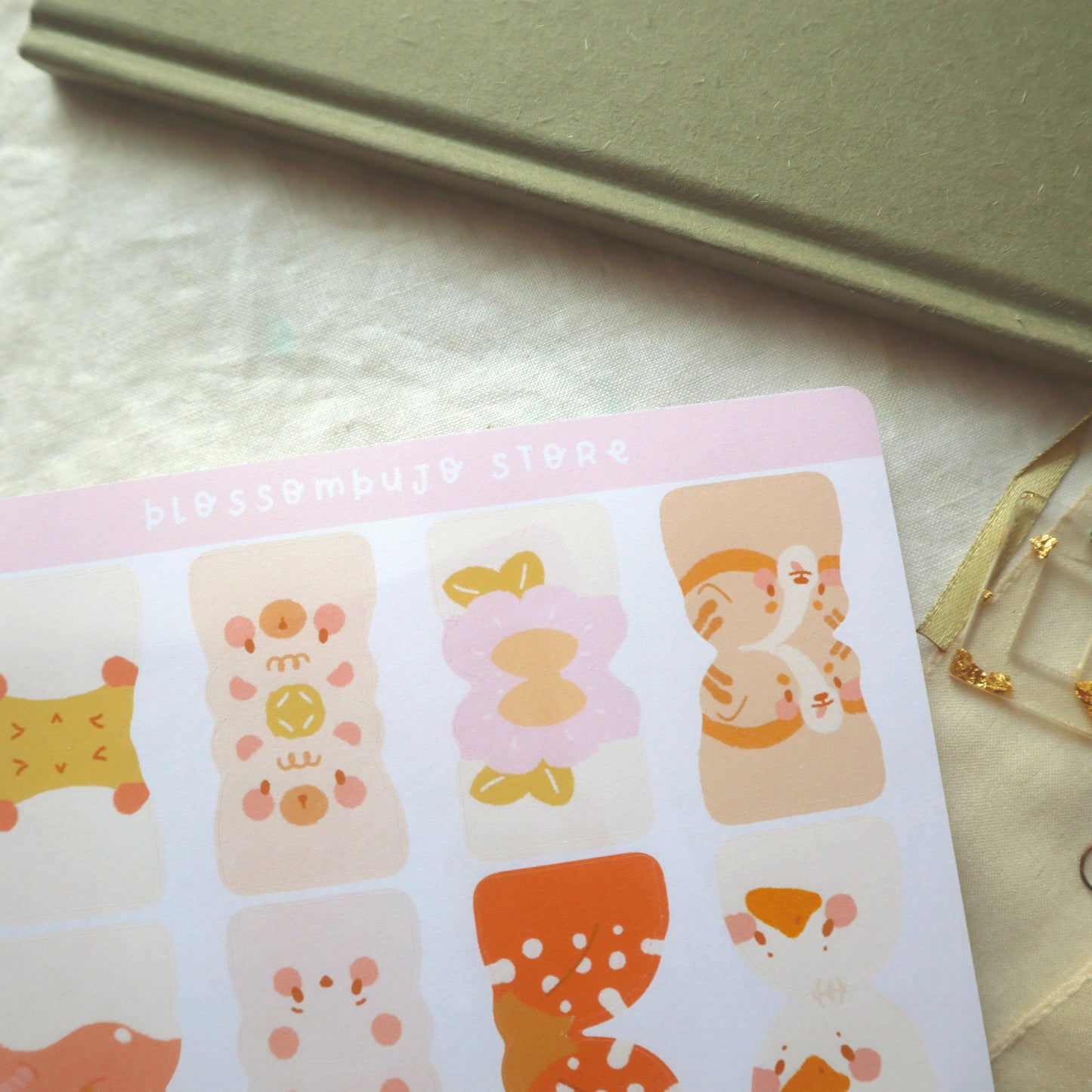 Stickersheet - Spring Village Tabs