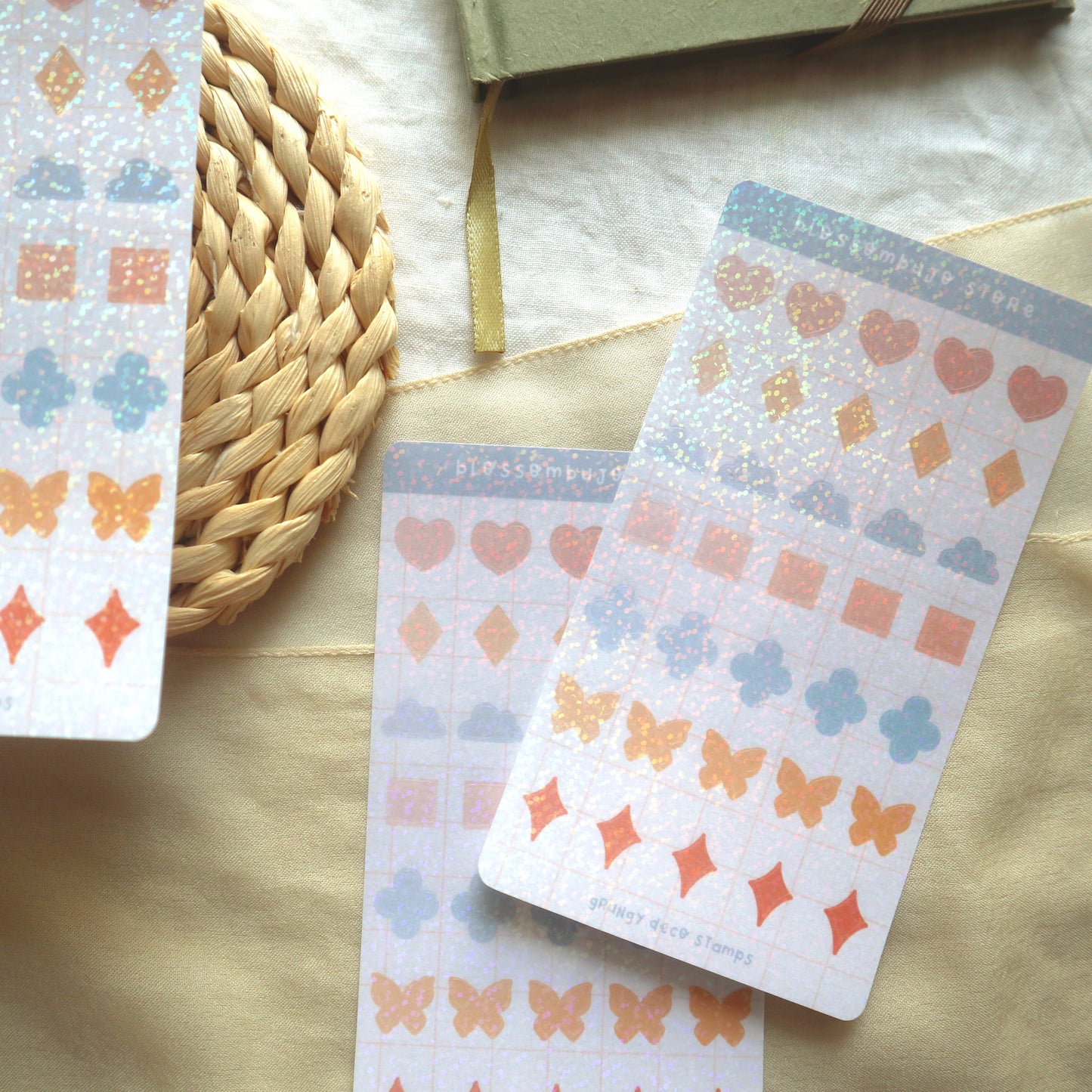 Stickersheet - Holo Deco Stamps