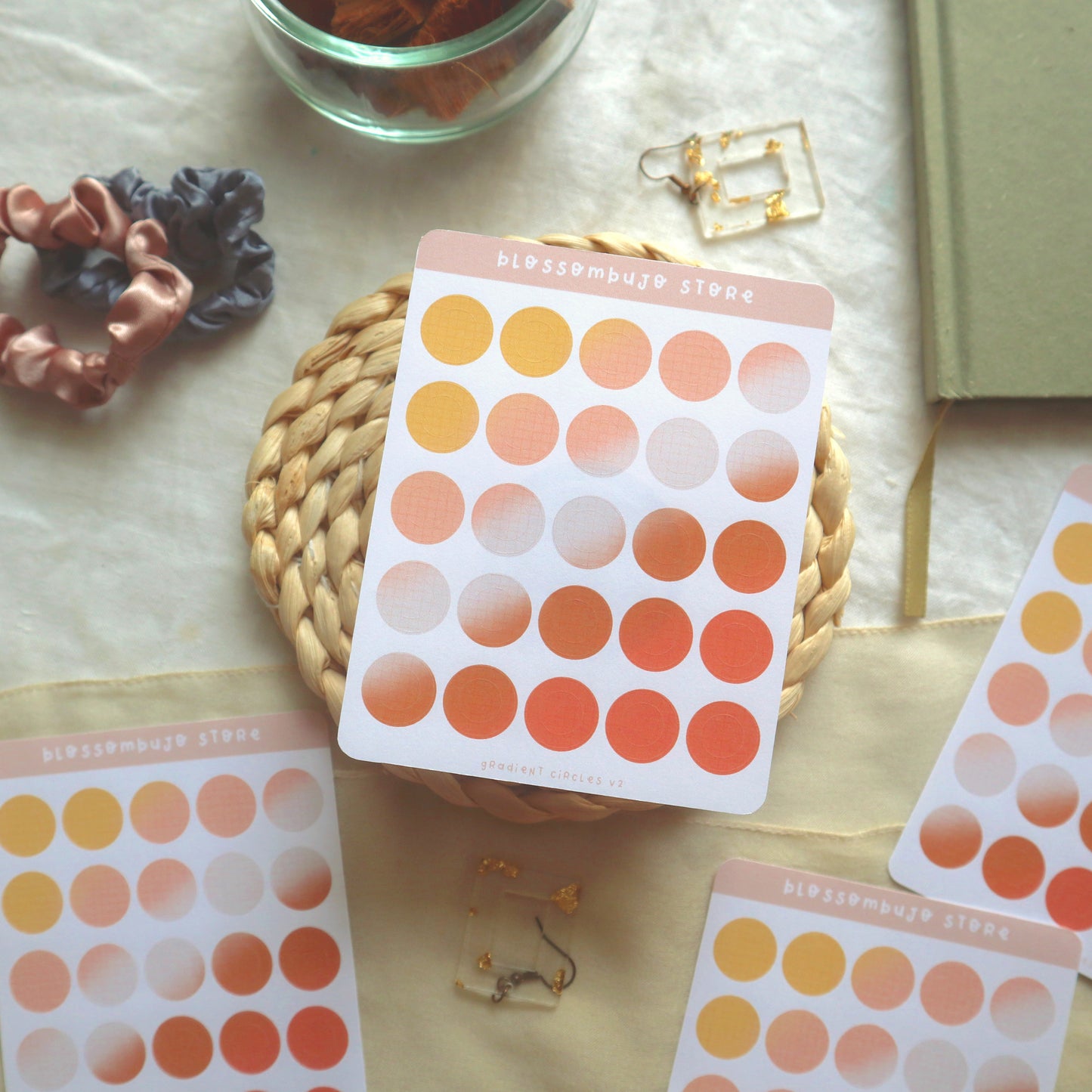 Stickersheet - Cerchi sfumati