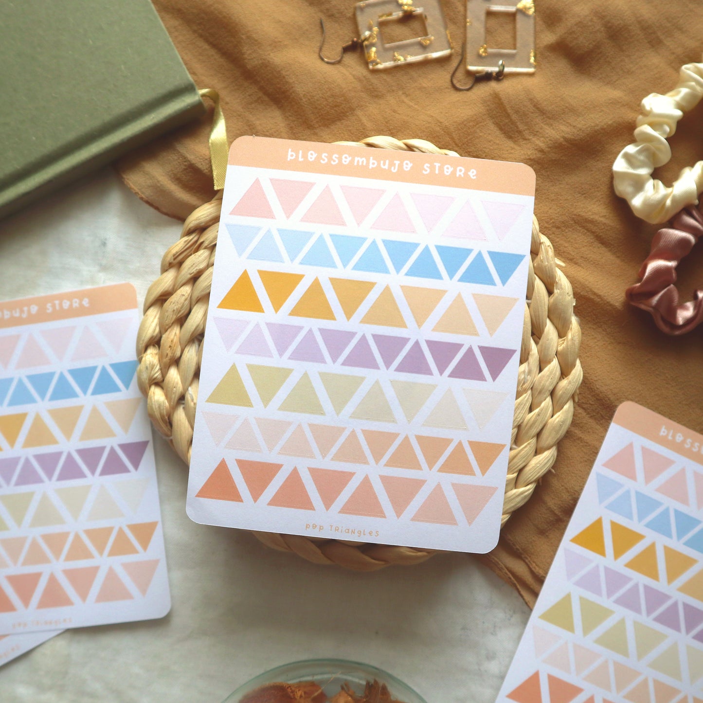 Stickersheet - Triangles Deco