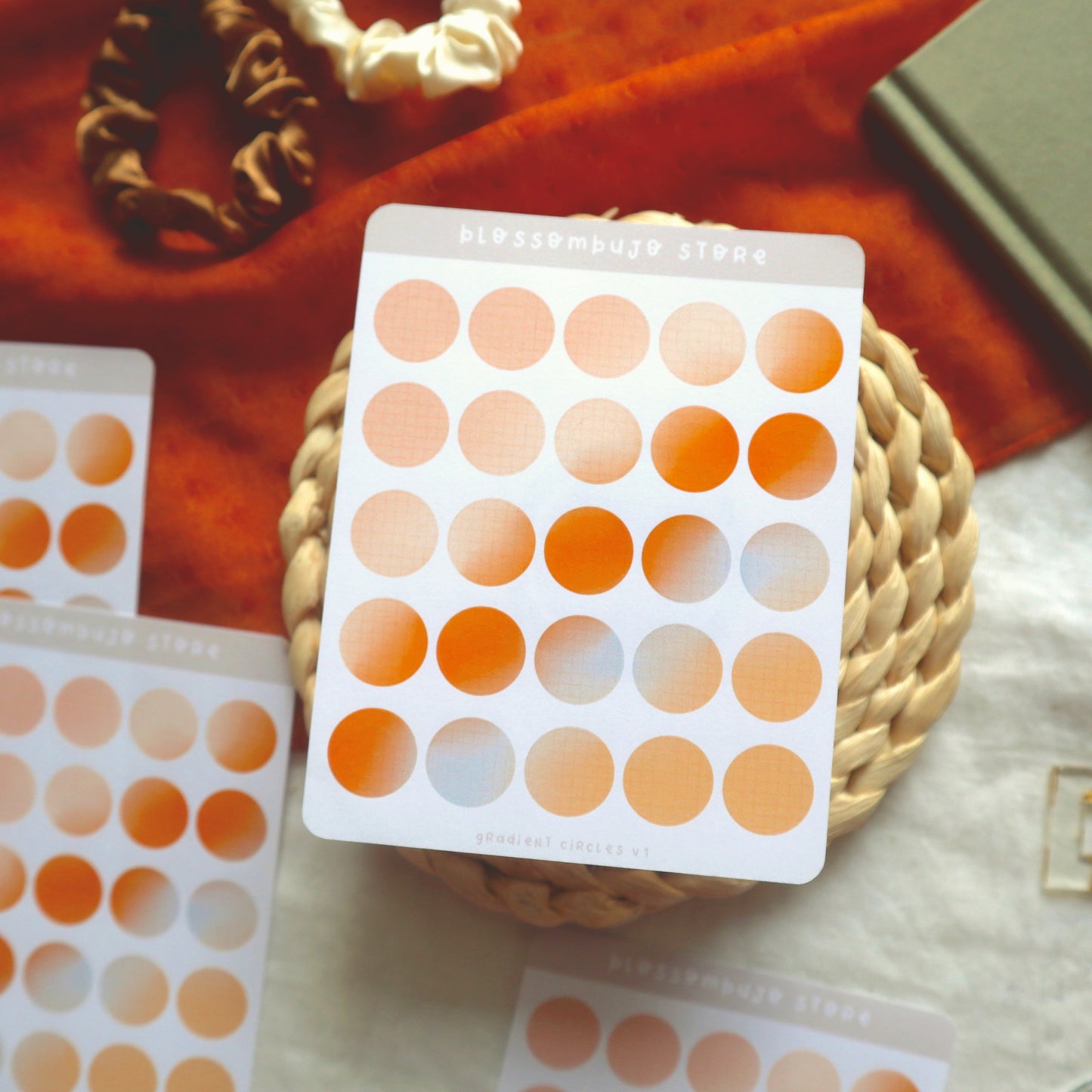 Stickersheet - Cerchi sfumati