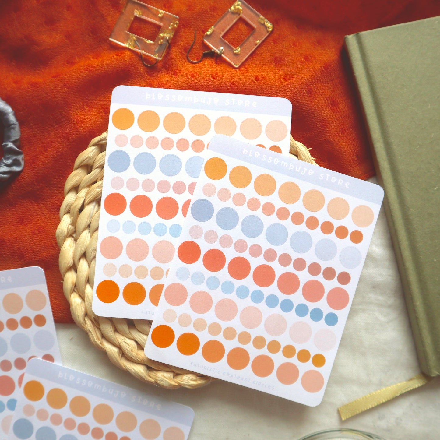 Foglio adesivo - Circles Party