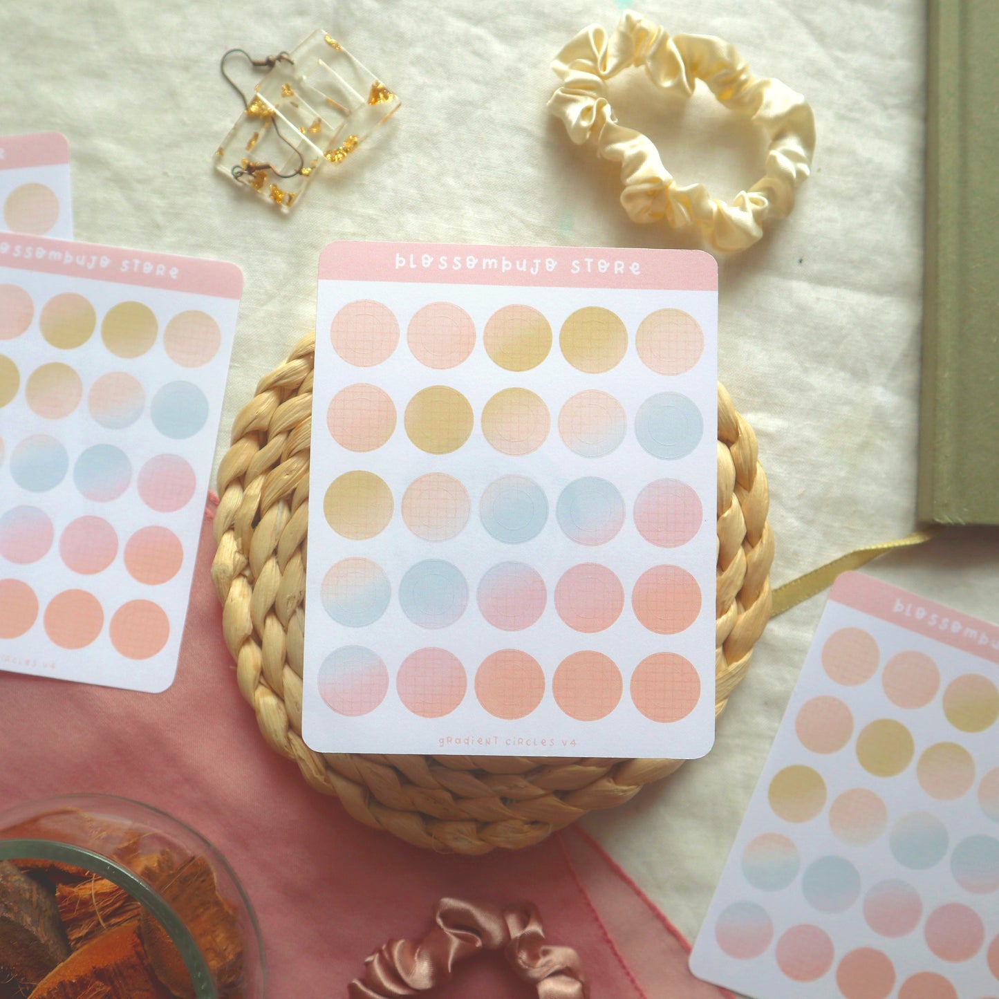 Stickersheet - Cerchi sfumati