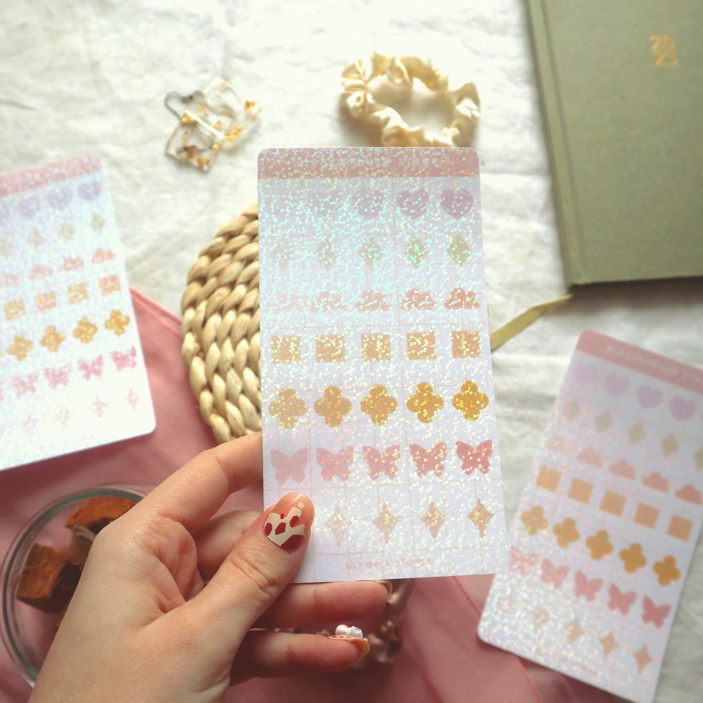 Stickersheet - Holo Deco Stamps