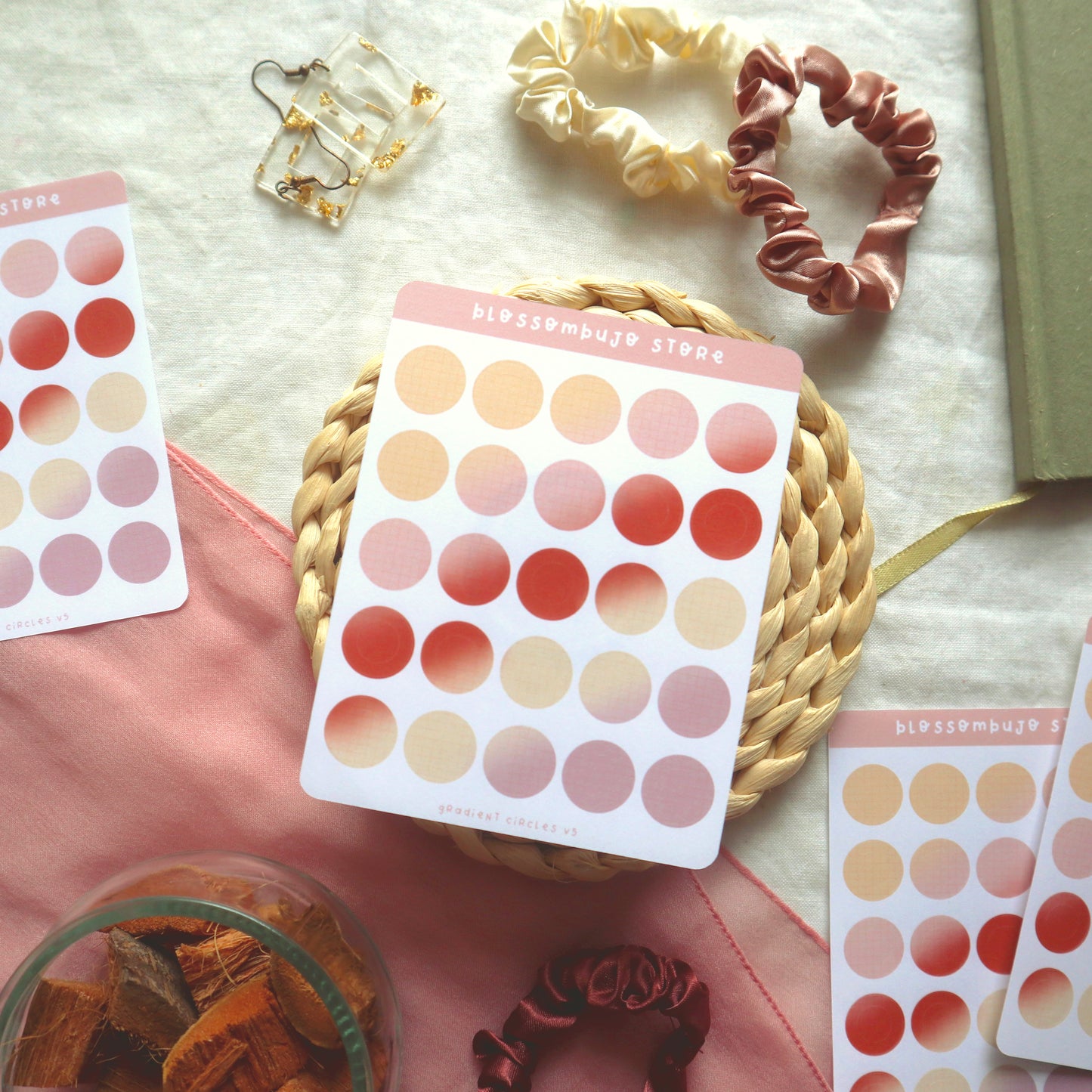 Stickersheet - Cerchi sfumati