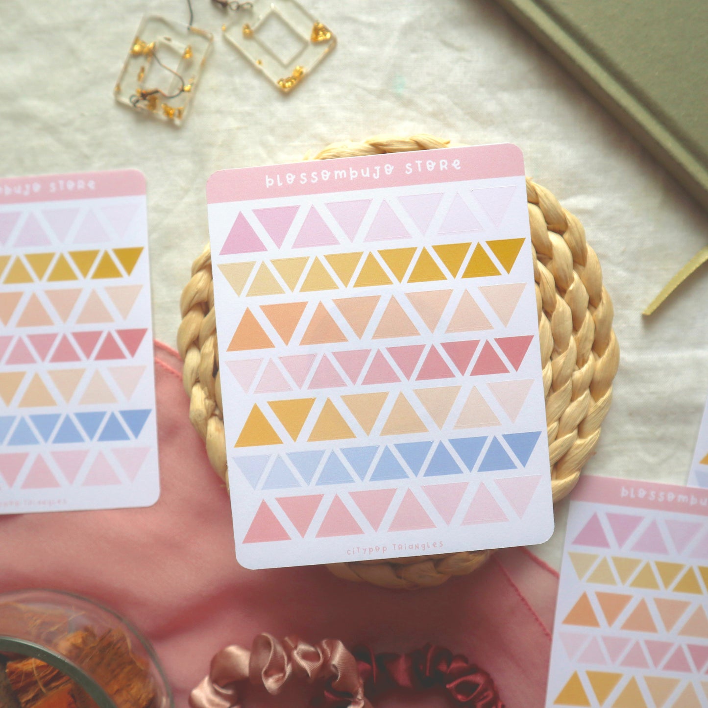 Stickersheet - Triangles Deco