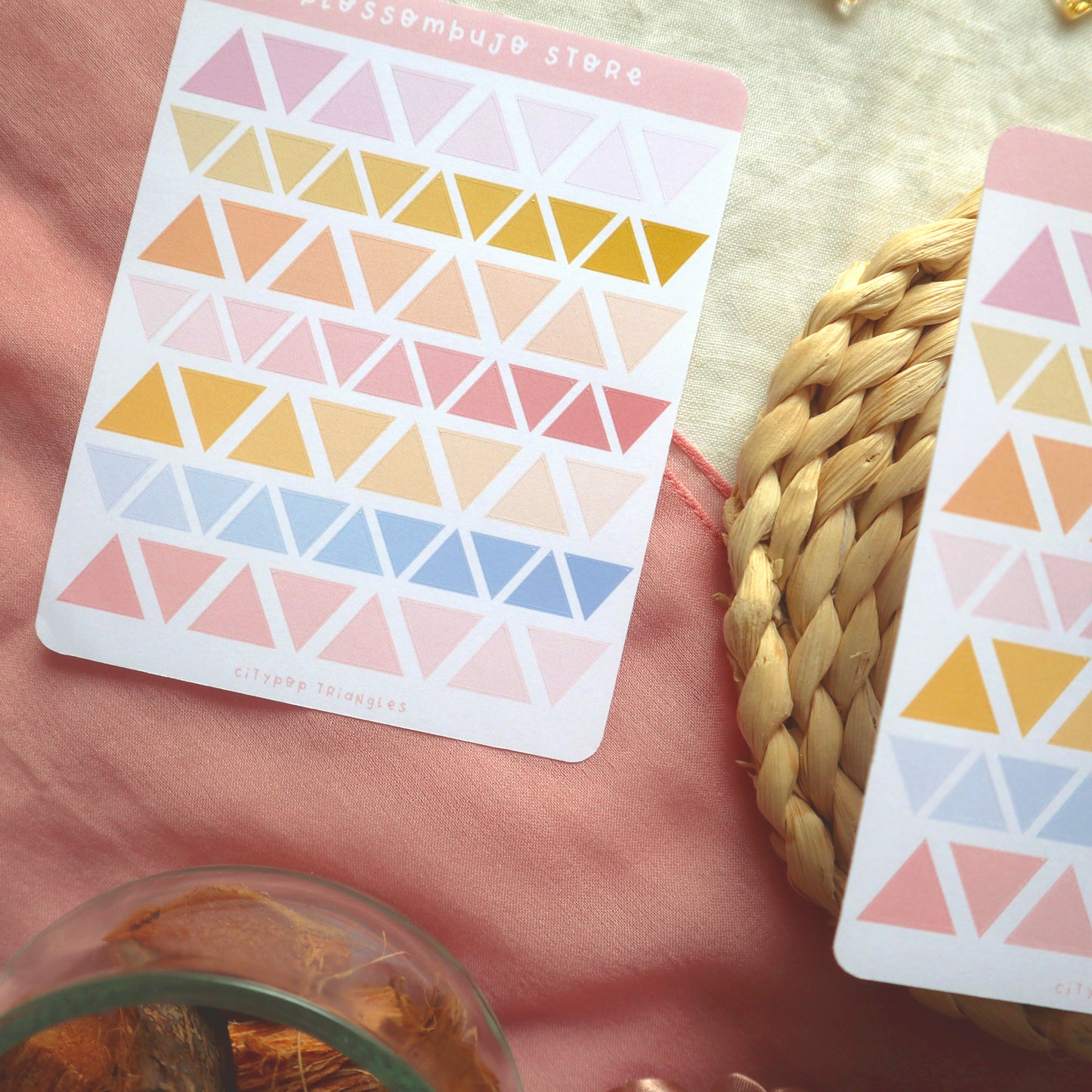 Stickersheet - Triangles Deco