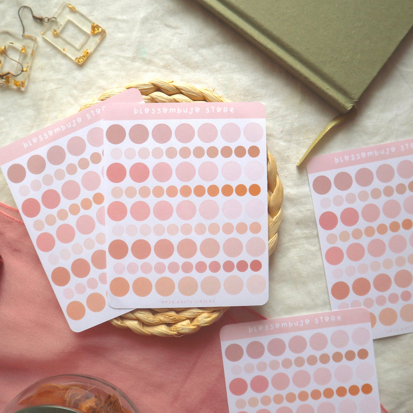 Foglio adesivo - Circles Party