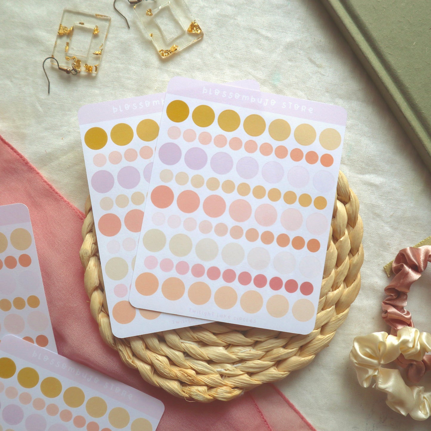 Foglio adesivo - Circles Party