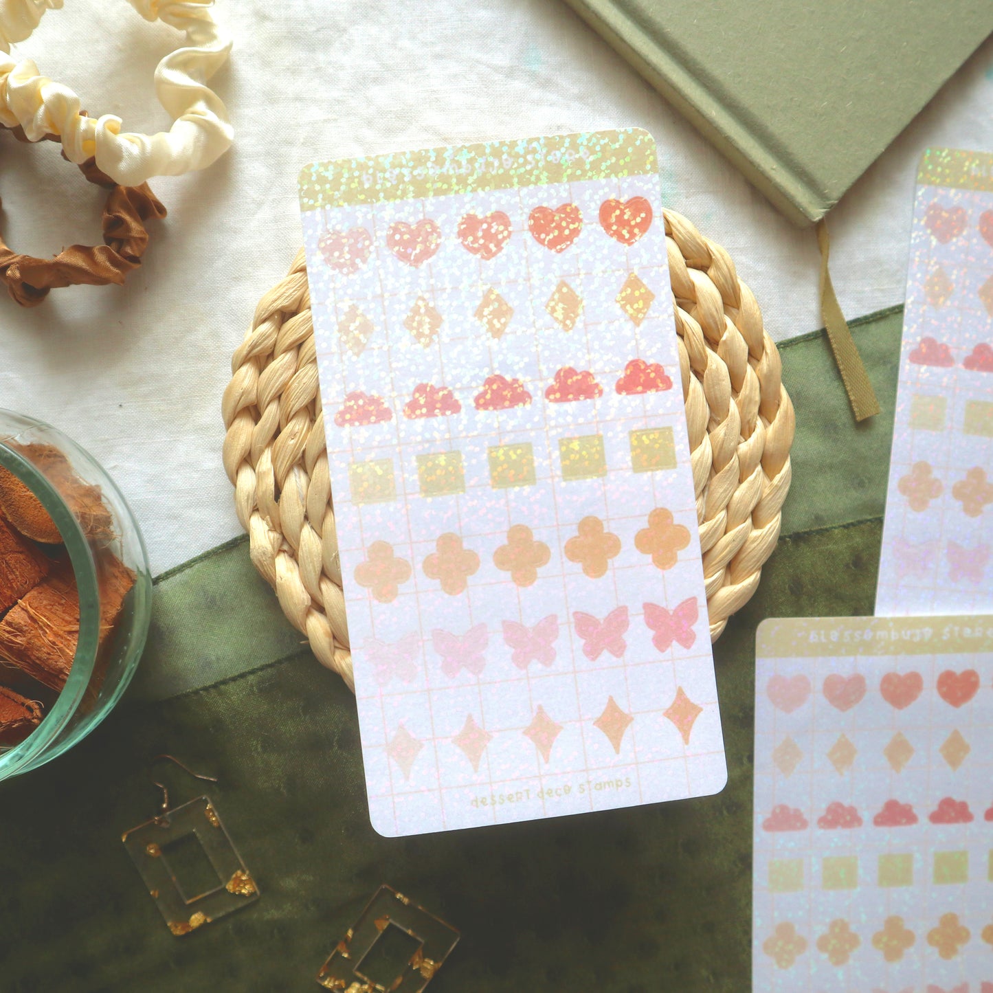 Stickersheet - Holo Deco Stamps