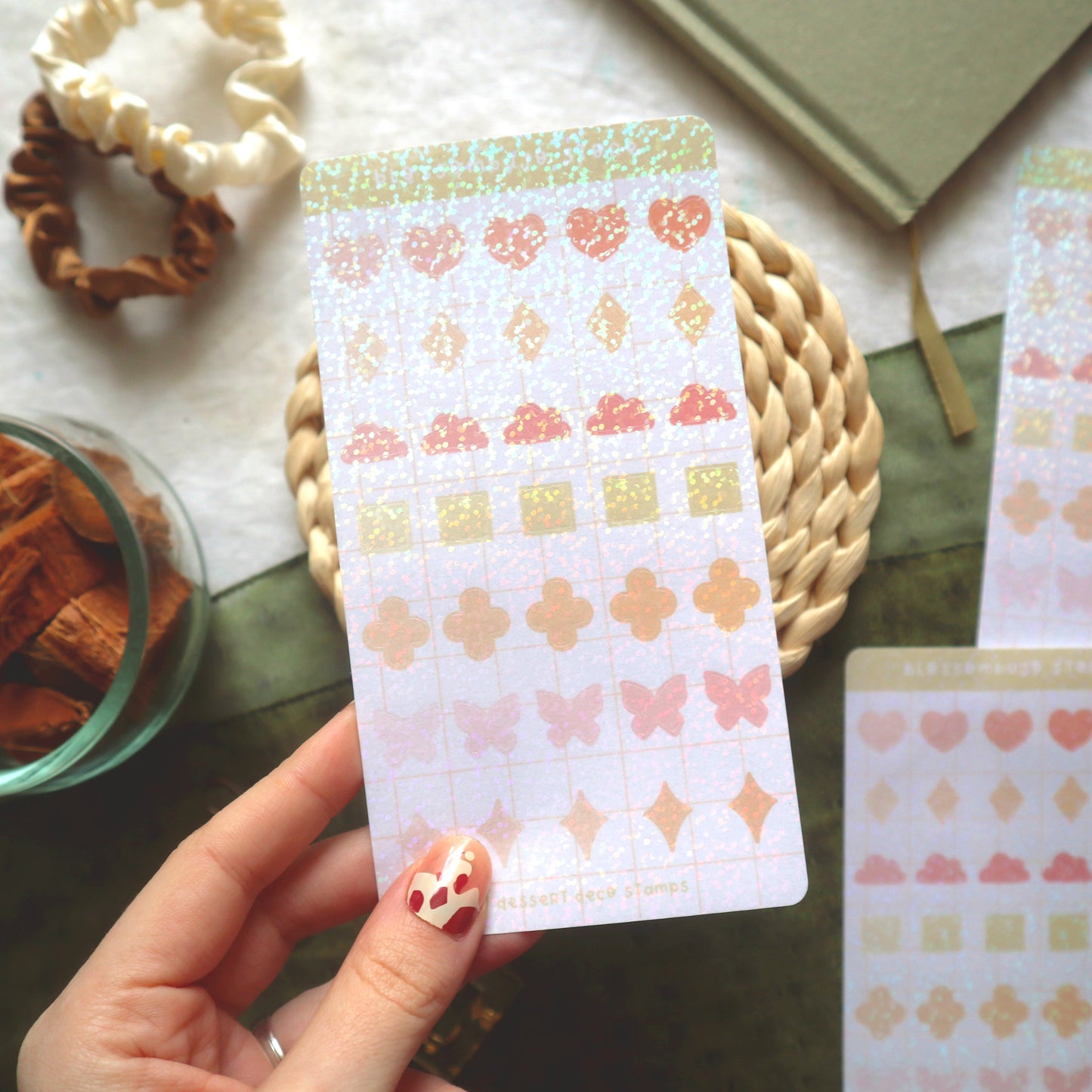 Stickersheet - Holo Deco Stamps