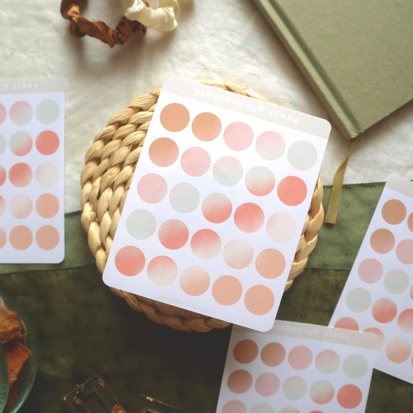 Stickersheet - Cerchi sfumati