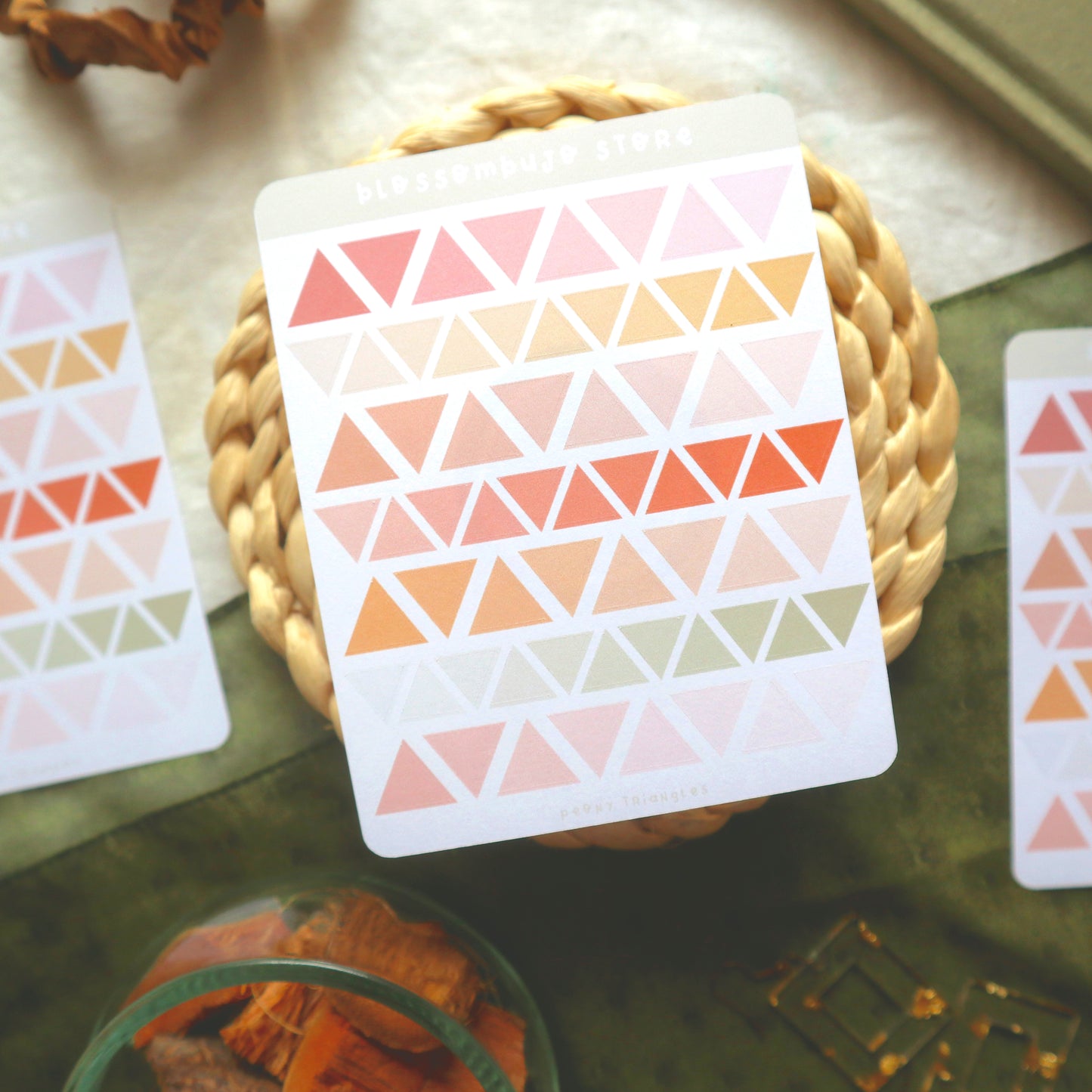 Stickersheet - Triangles Deco