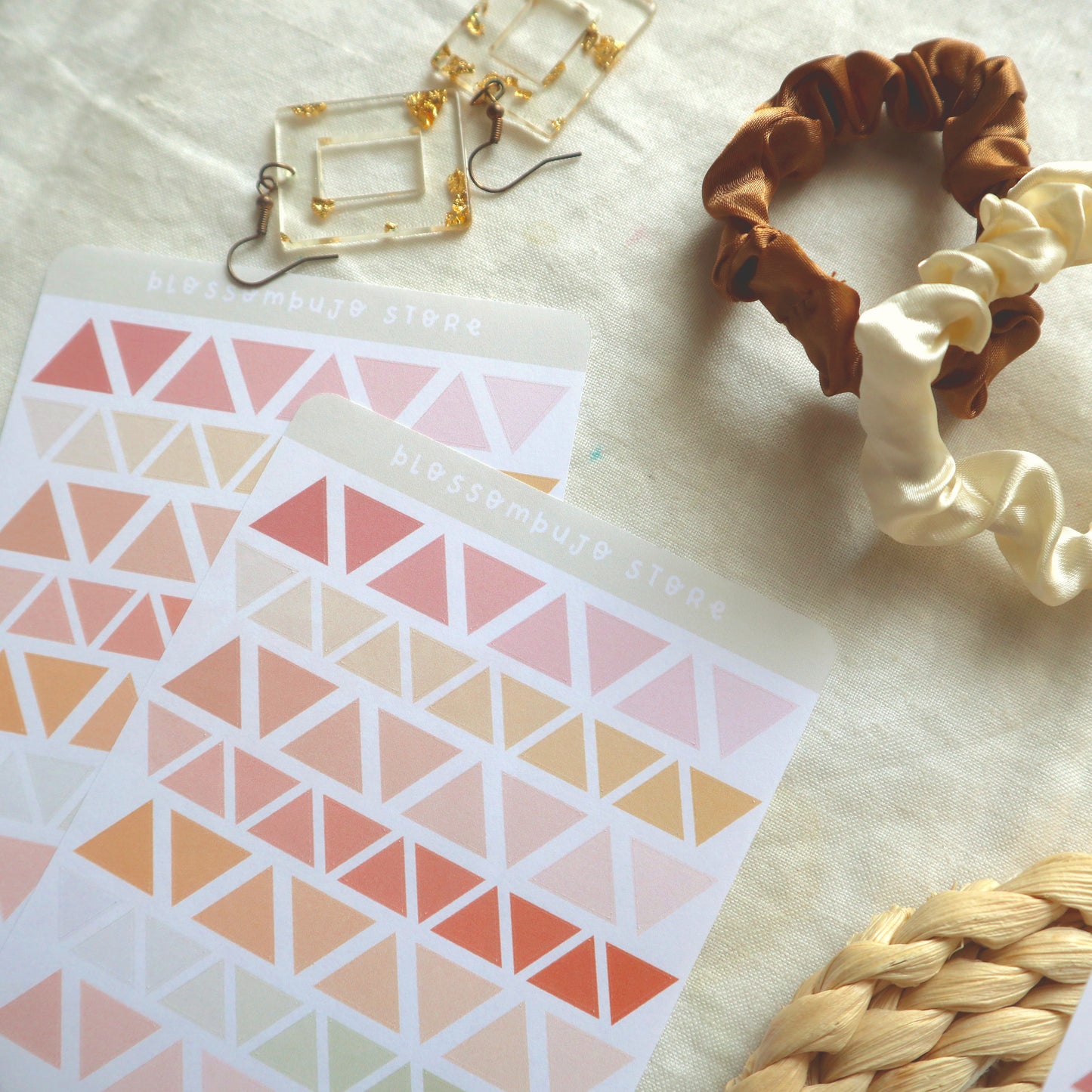 Stickersheet - Triangles Deco