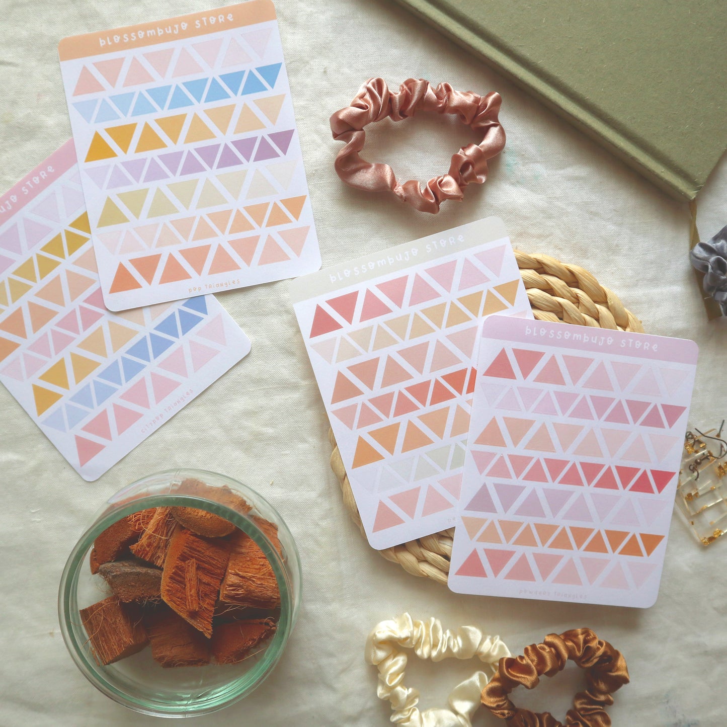 Stickersheet - Triangles Deco