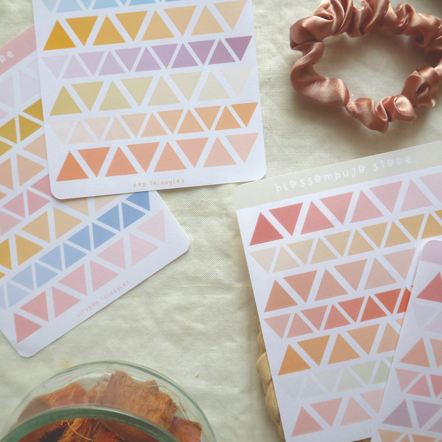 Stickersheet - Triangles Deco
