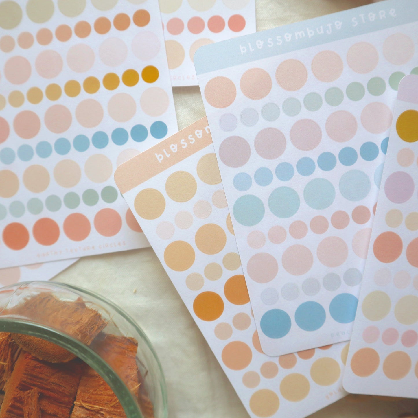 Foglio adesivo - Circles Party