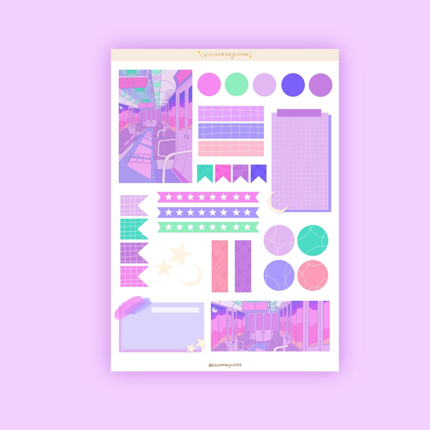 Printables - Vaporwave Aesthetic Journal Kit