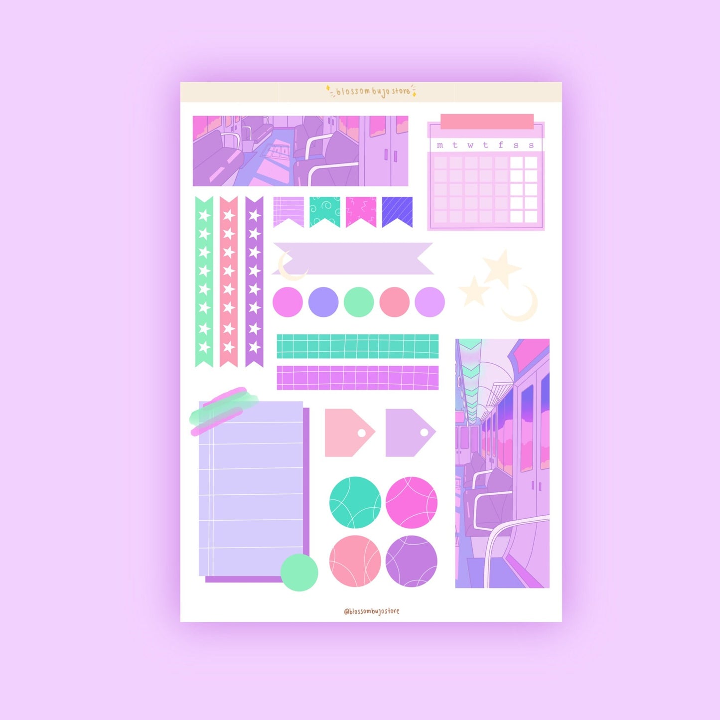 Printables - Vaporwave Aesthetic Journal Kit