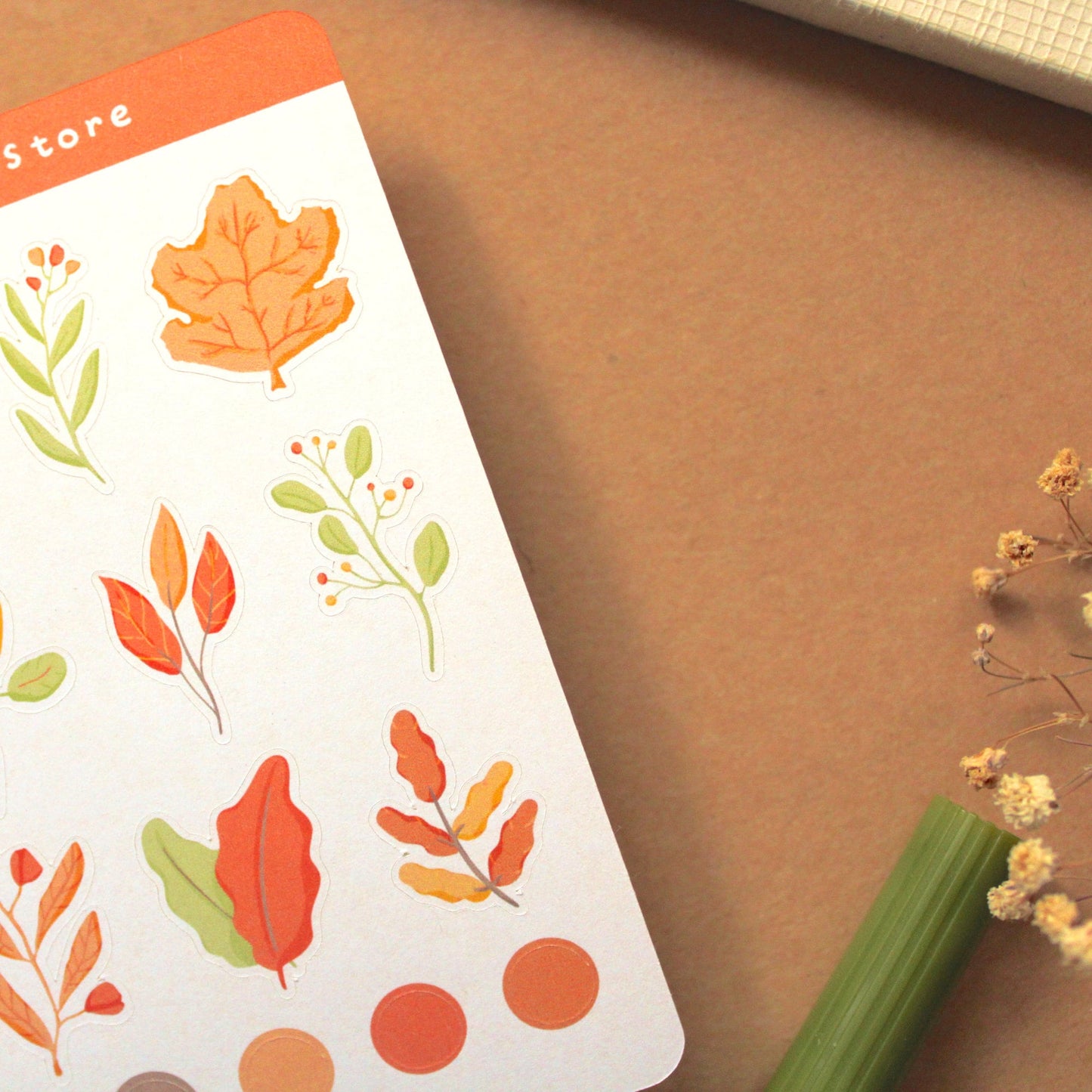 Stickersheet - Fall Leaves.