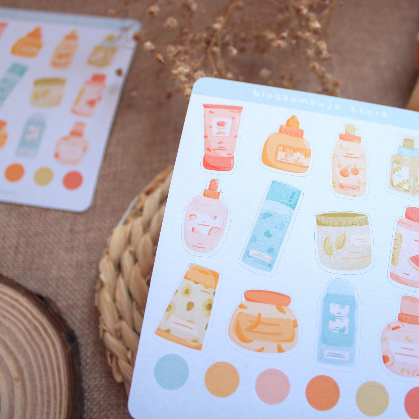 Stickersheet - Skincare.