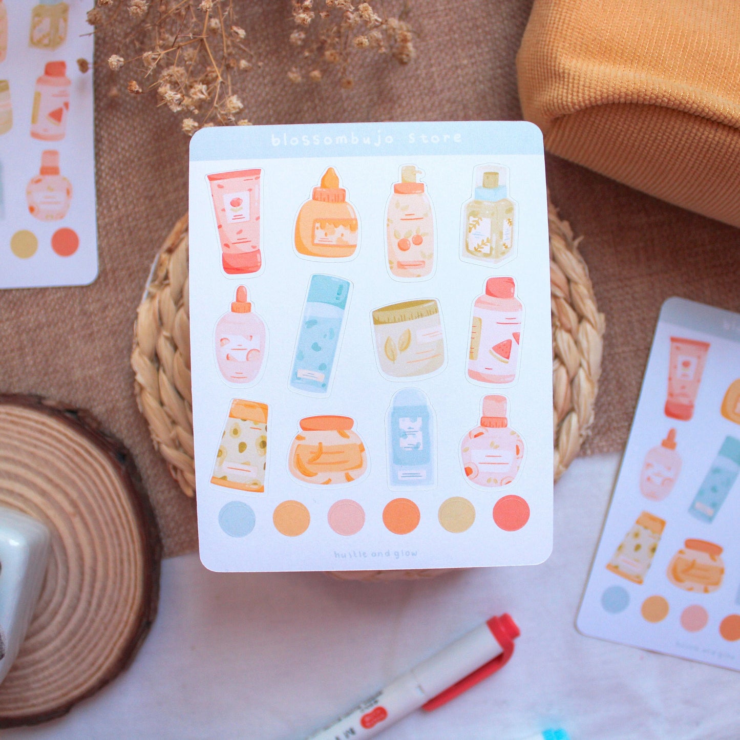 Stickersheet - Skincare.