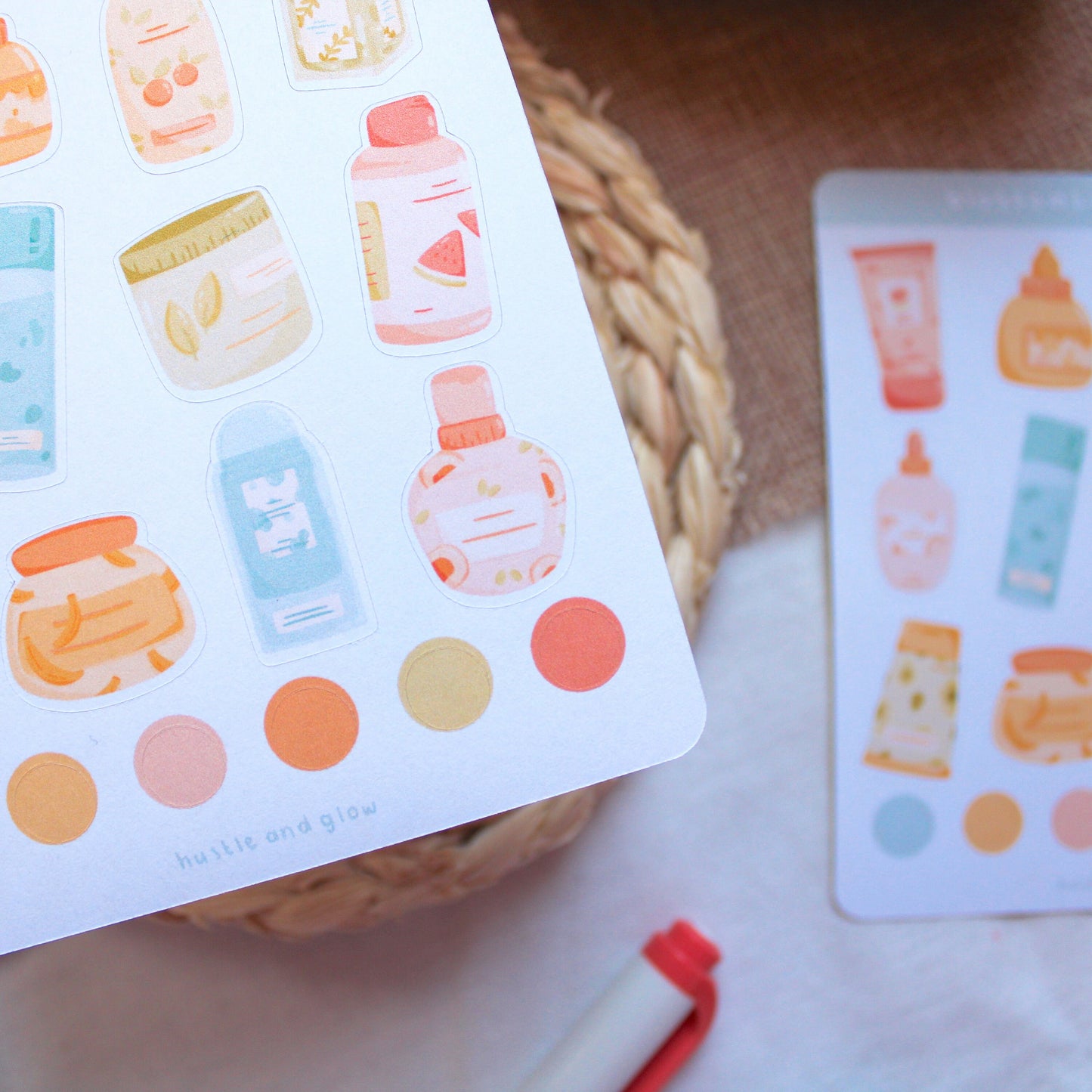 Stickersheet - Skincare.