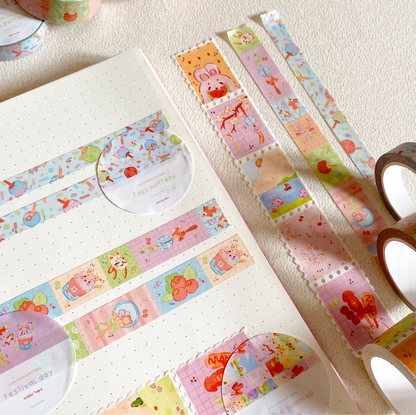 Washi Tape - Fans Pattern