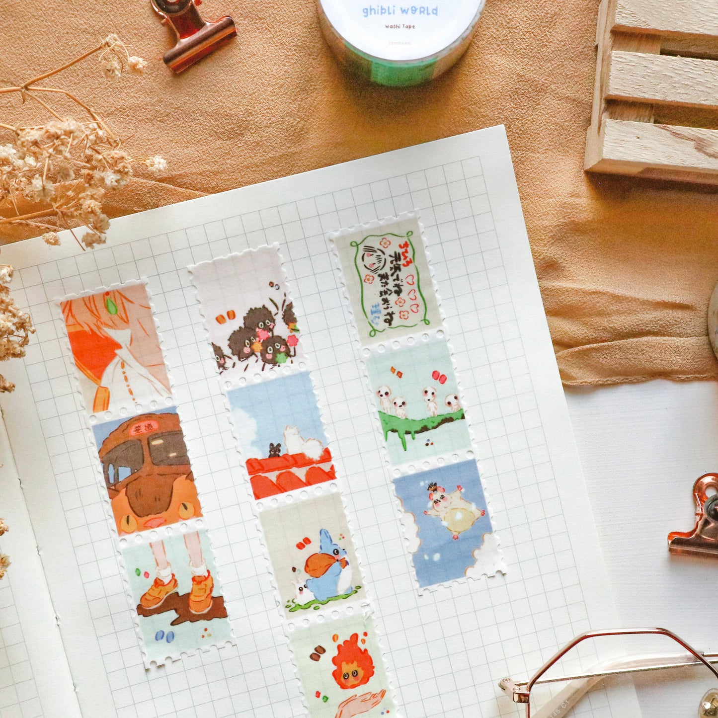 Washi Tape Stamp - Ghibli World