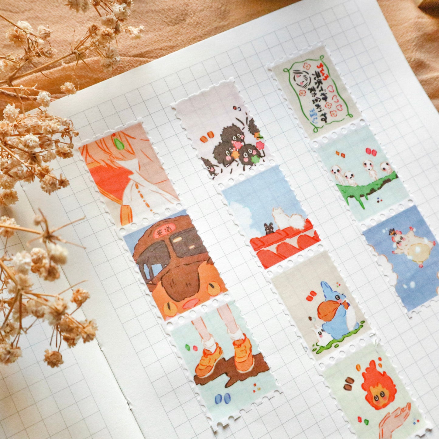 Washi Tape Stamp - Ghibli World