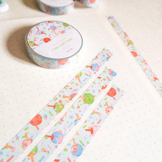 Washi Tape - Fans Pattern