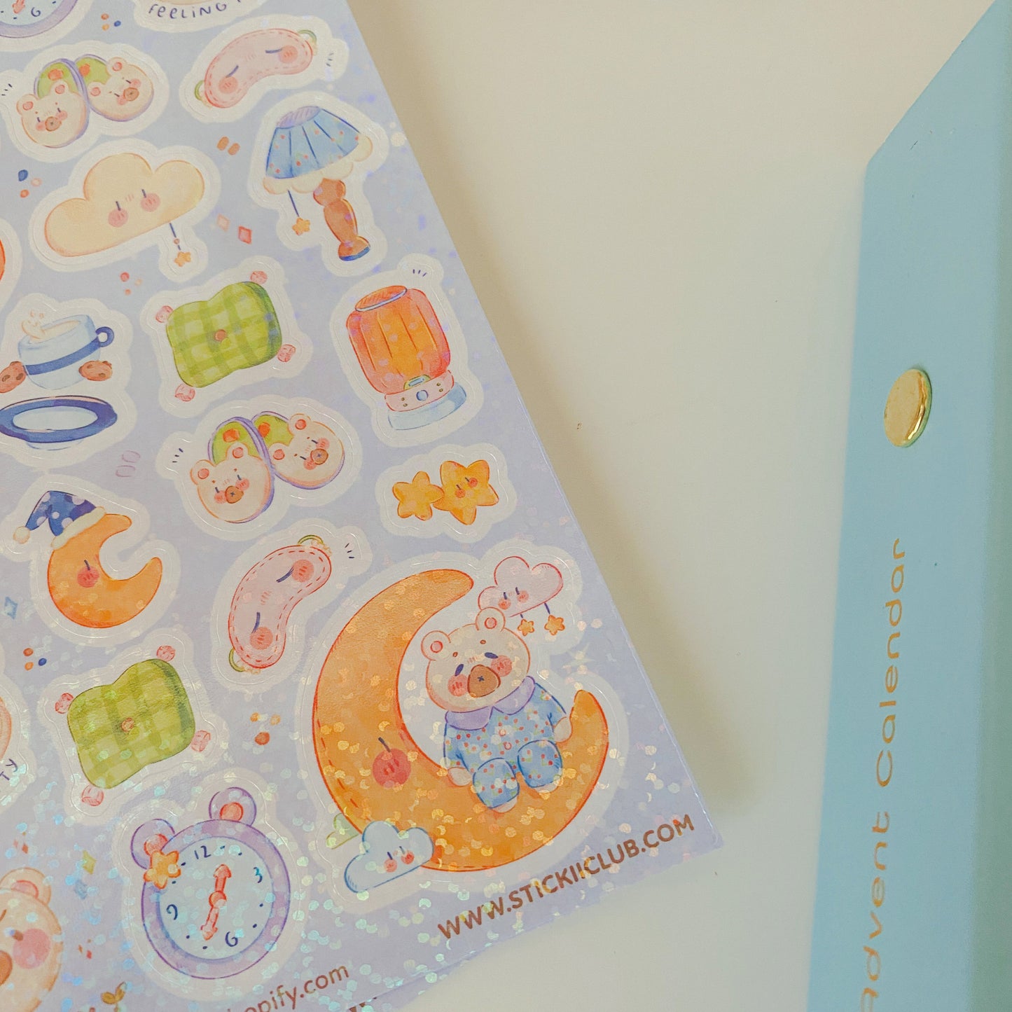 Stickersheet Vinyl Sparkly - Good Night