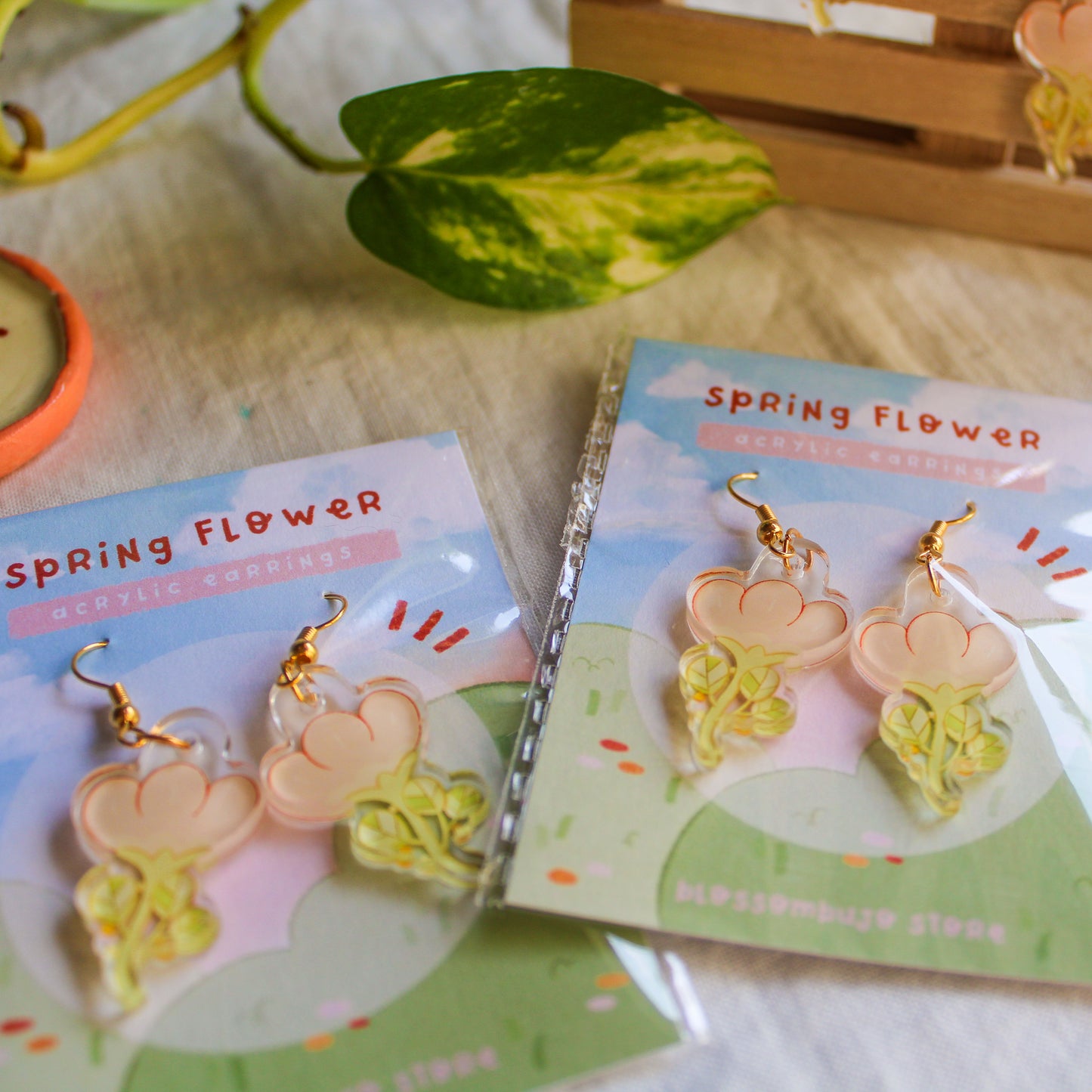 Earrings - Spring Flower