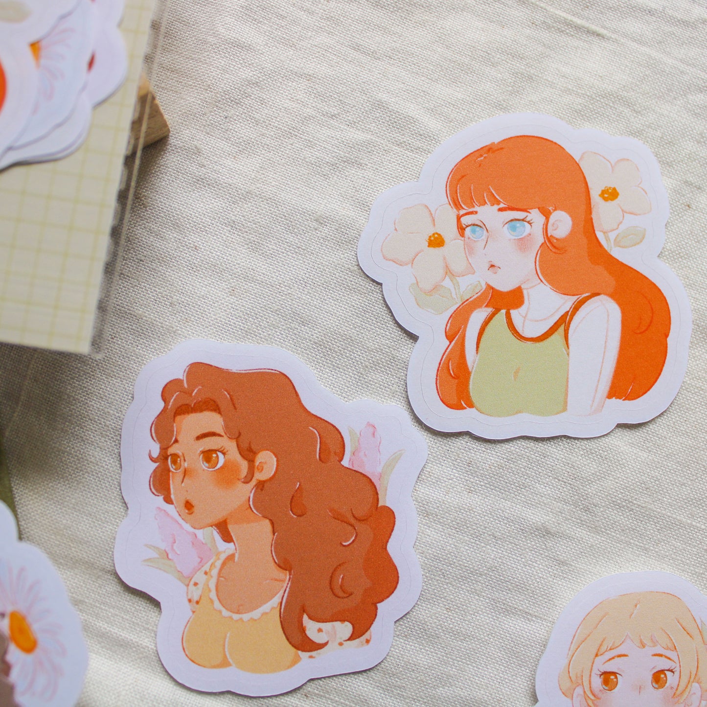 Sticker Set - Spring Girls
